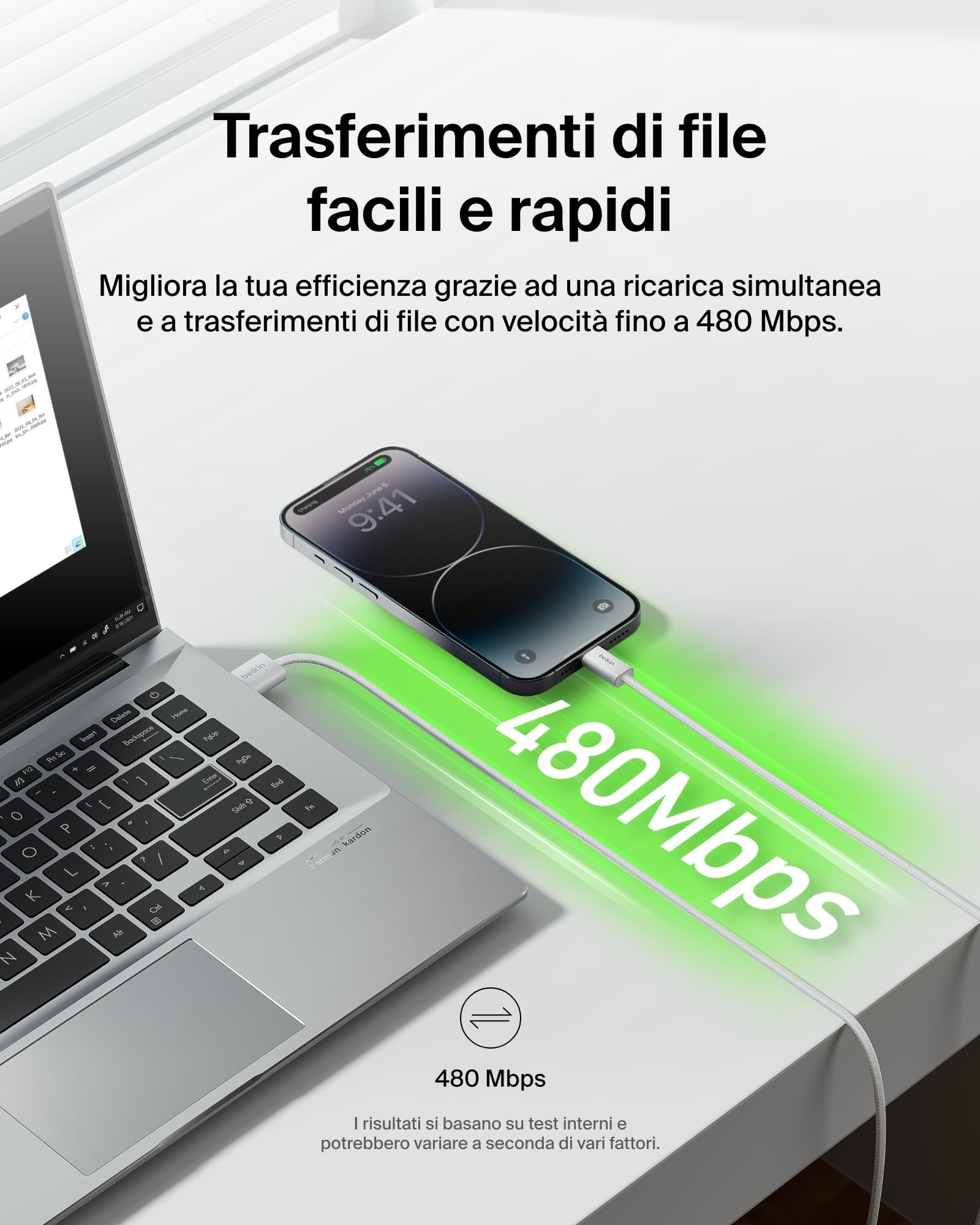 belkin-boostcharge-confezione-2-cavi-usb-a-a-lightning-intrecciati-da-1-5-m-cert image 6