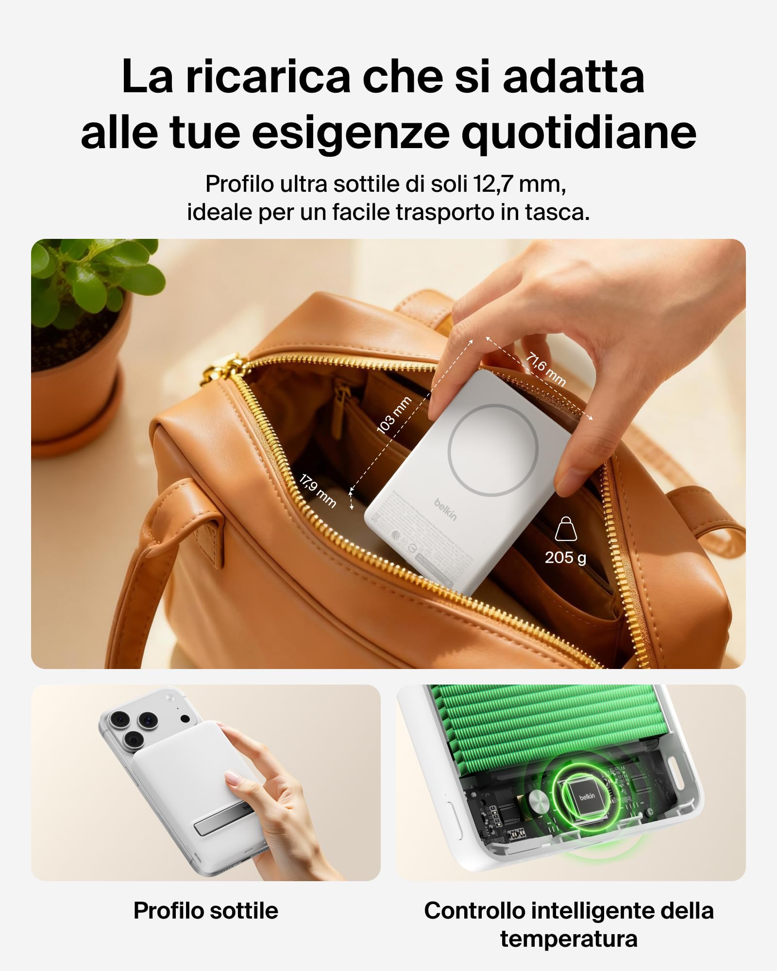 belkin-boostcharge-power-bank-magnetico-10000-mah-qi2-15-w-caricatore-portatile- image 3