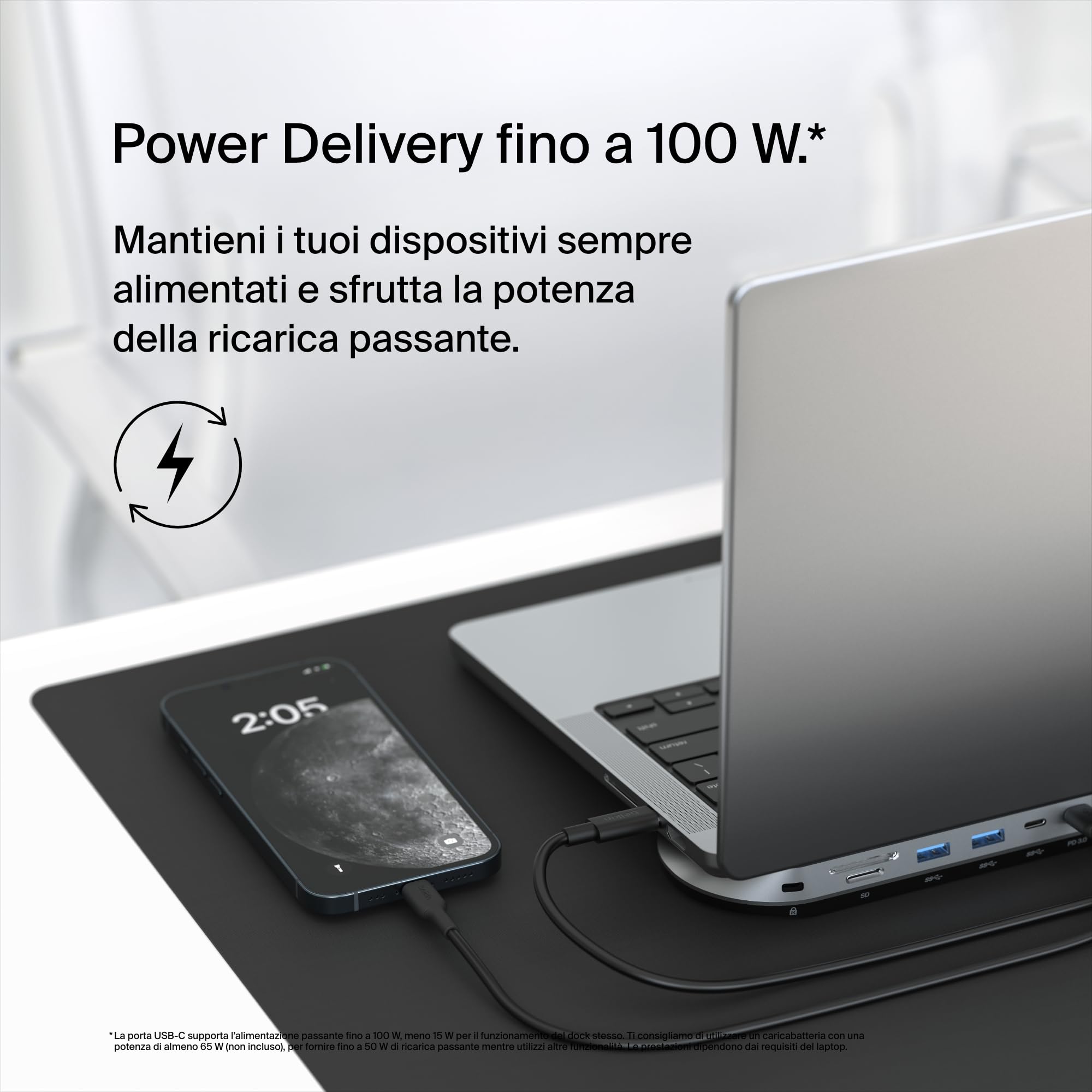 belkin-connect-dock-pro-docking-station-usb-c-11-in-1-supporto-3-monitor-pd-100w image 4