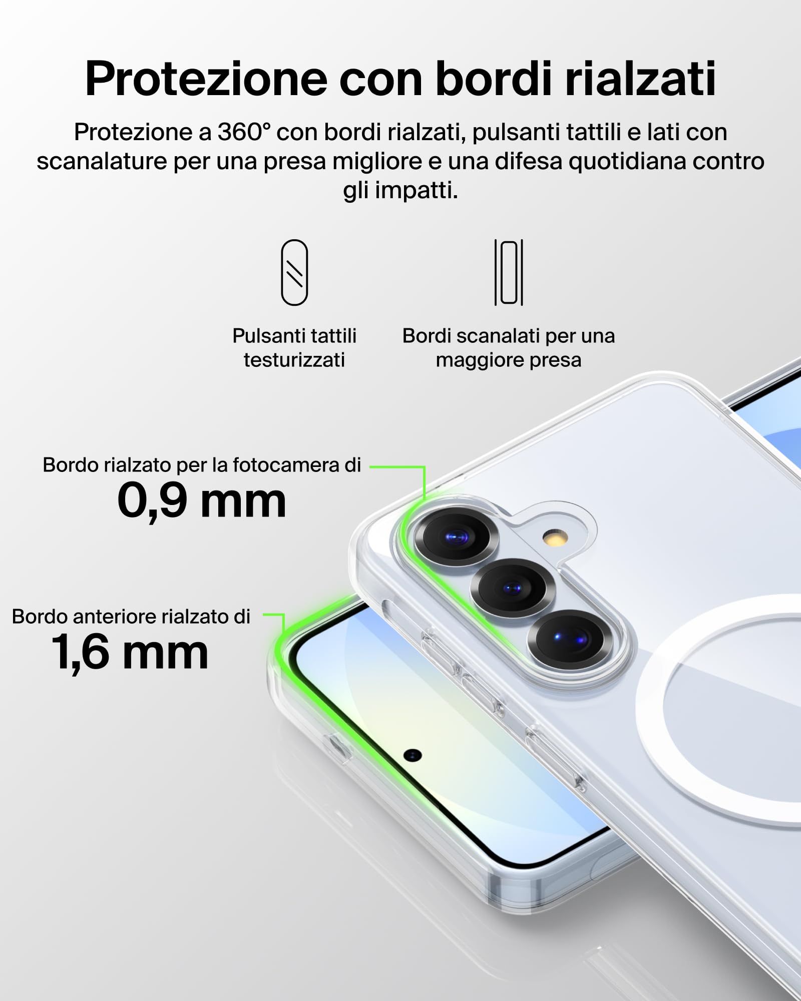 belkin-sheerforce-clear-cover-per-samsung-galaxy-s26-con-protezione-da-cadute-4- image 5