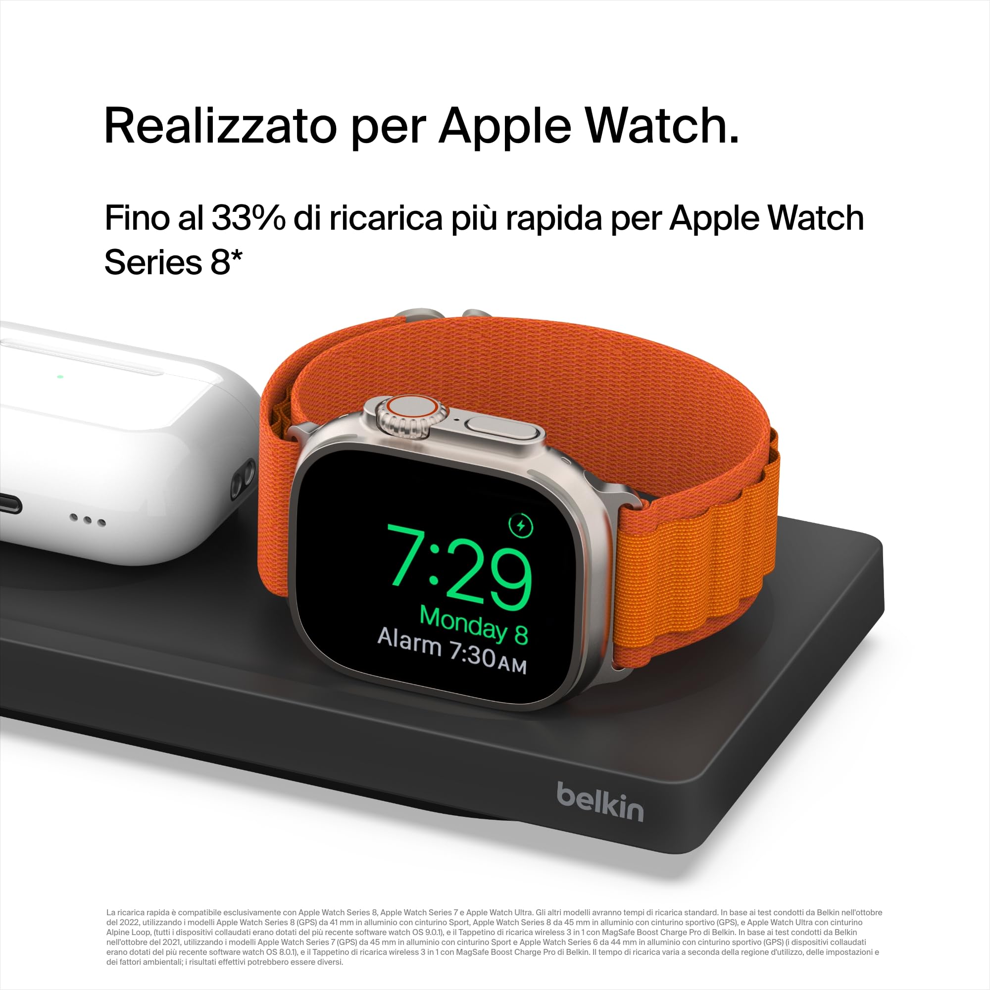belkin-caricabatterie-wireless-3-in-1-con-magsafe-tappetino-di-ricarica-rapida-m image 2