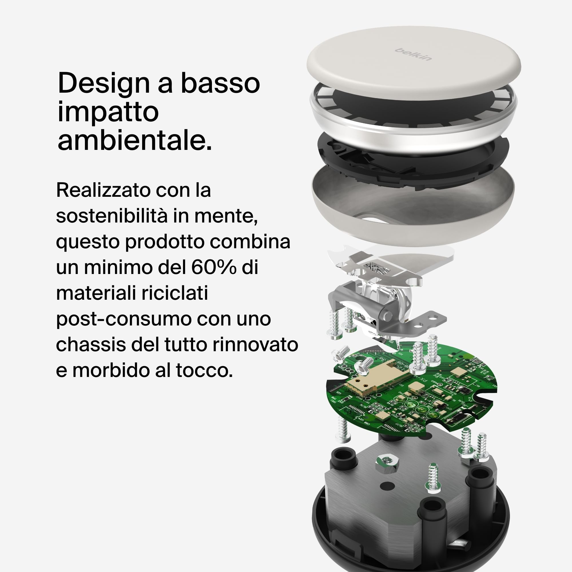 belkin-boostcharge-pro-dock-di-ricarica-wireless-2-in-1-con-magsafe-15-w-stand-m image 6