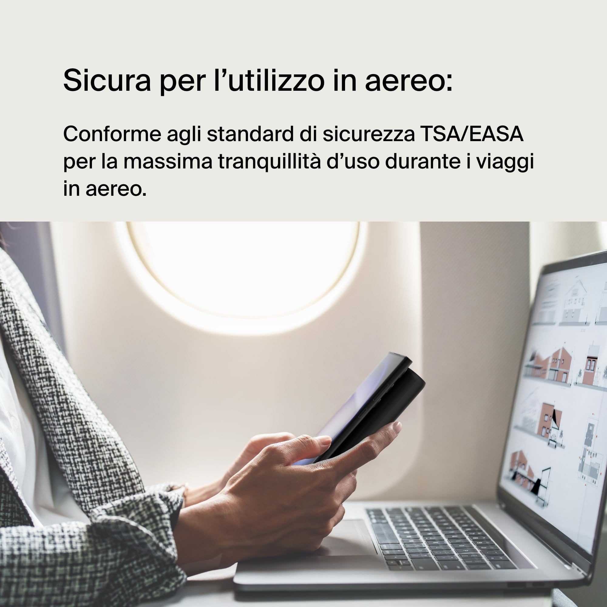 belkin-boostcharge-power-bank-20000-mah-compatta-con-3-porte-usb-c-usb-a-e-power image 5
