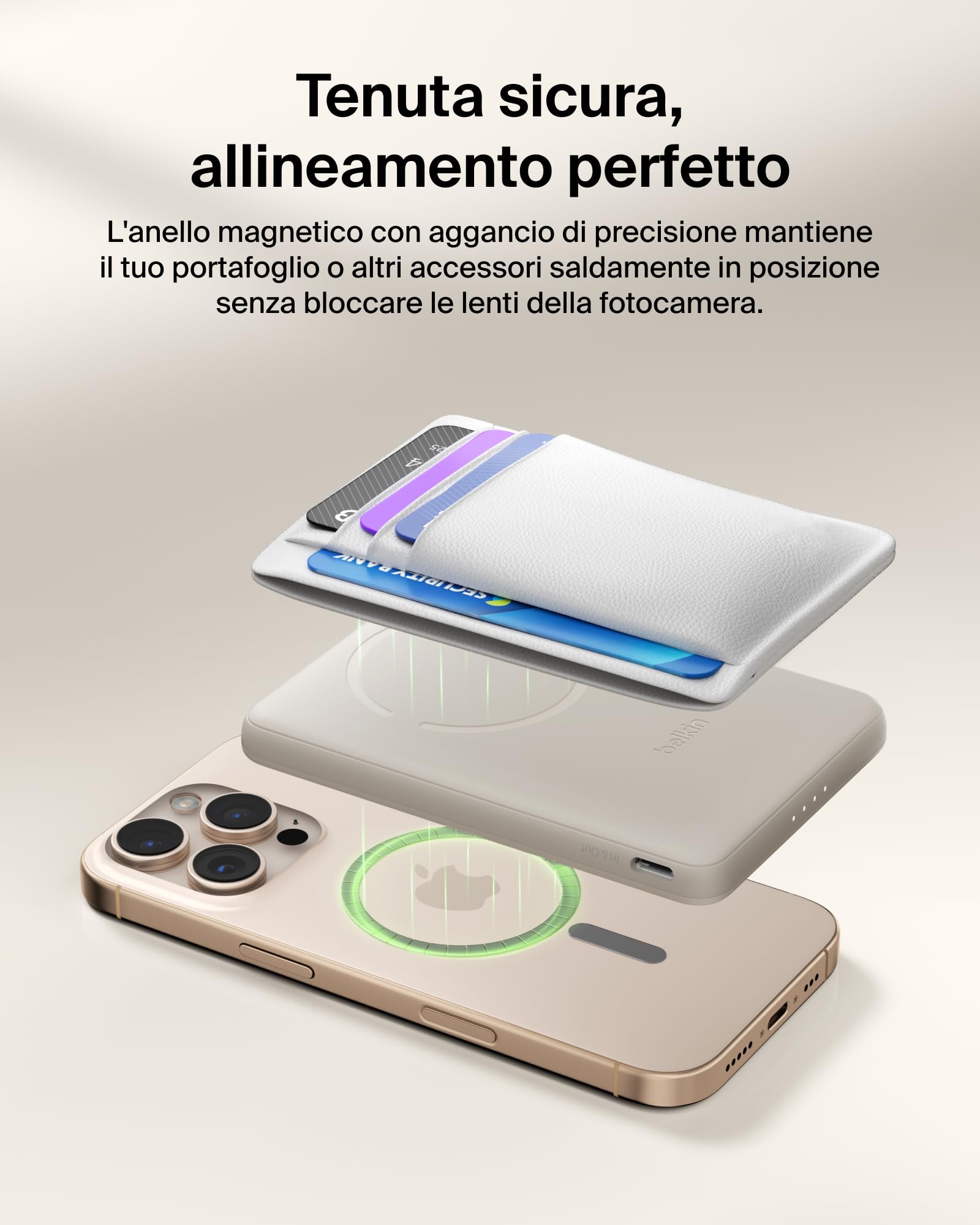 belkin-boostcharge-power-bank-magnetico-5000mah-qi2-7-5w-batteria-esterna-sottil image 2