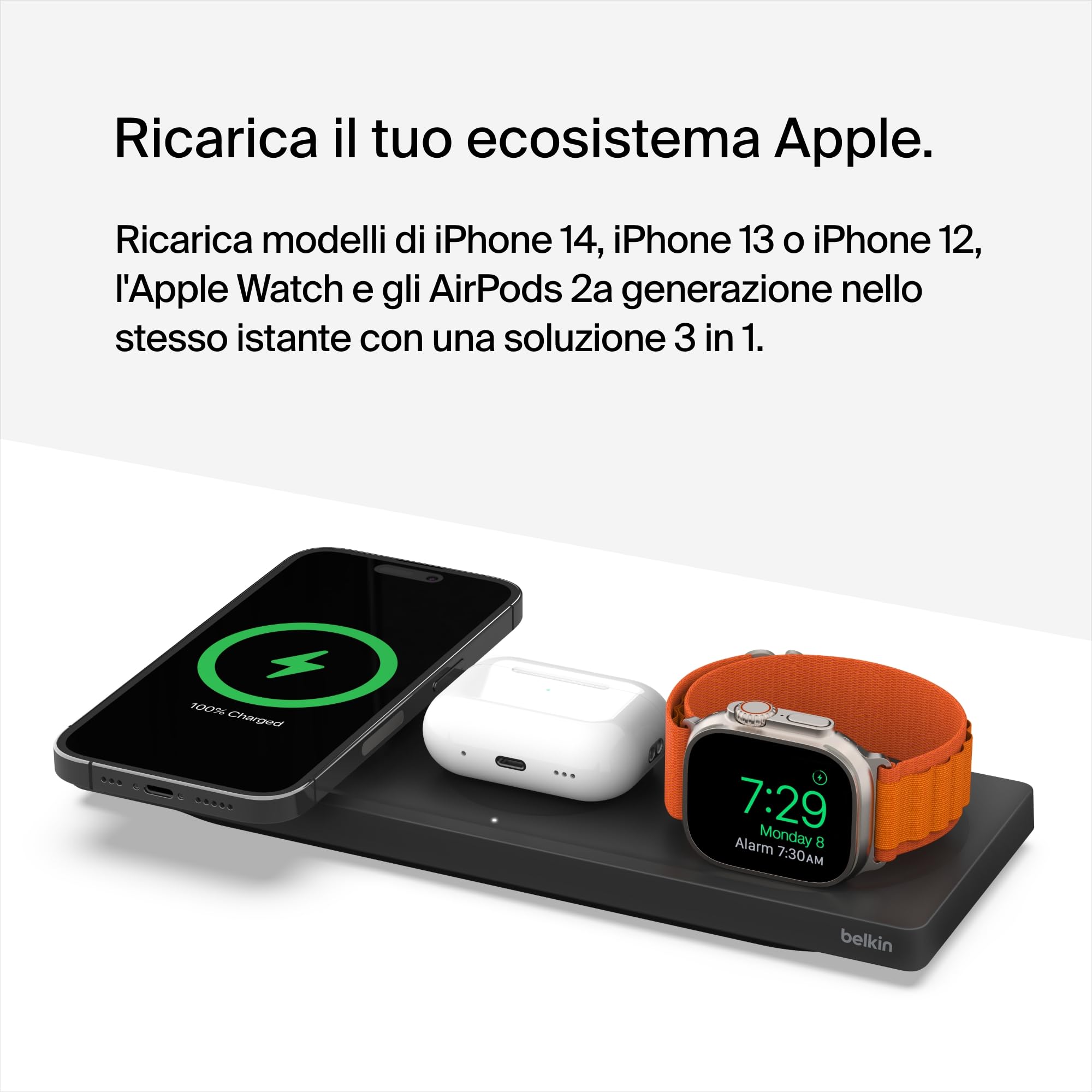 belkin-caricabatterie-wireless-3-in-1-con-magsafe-tappetino-di-ricarica-rapida-m image 4