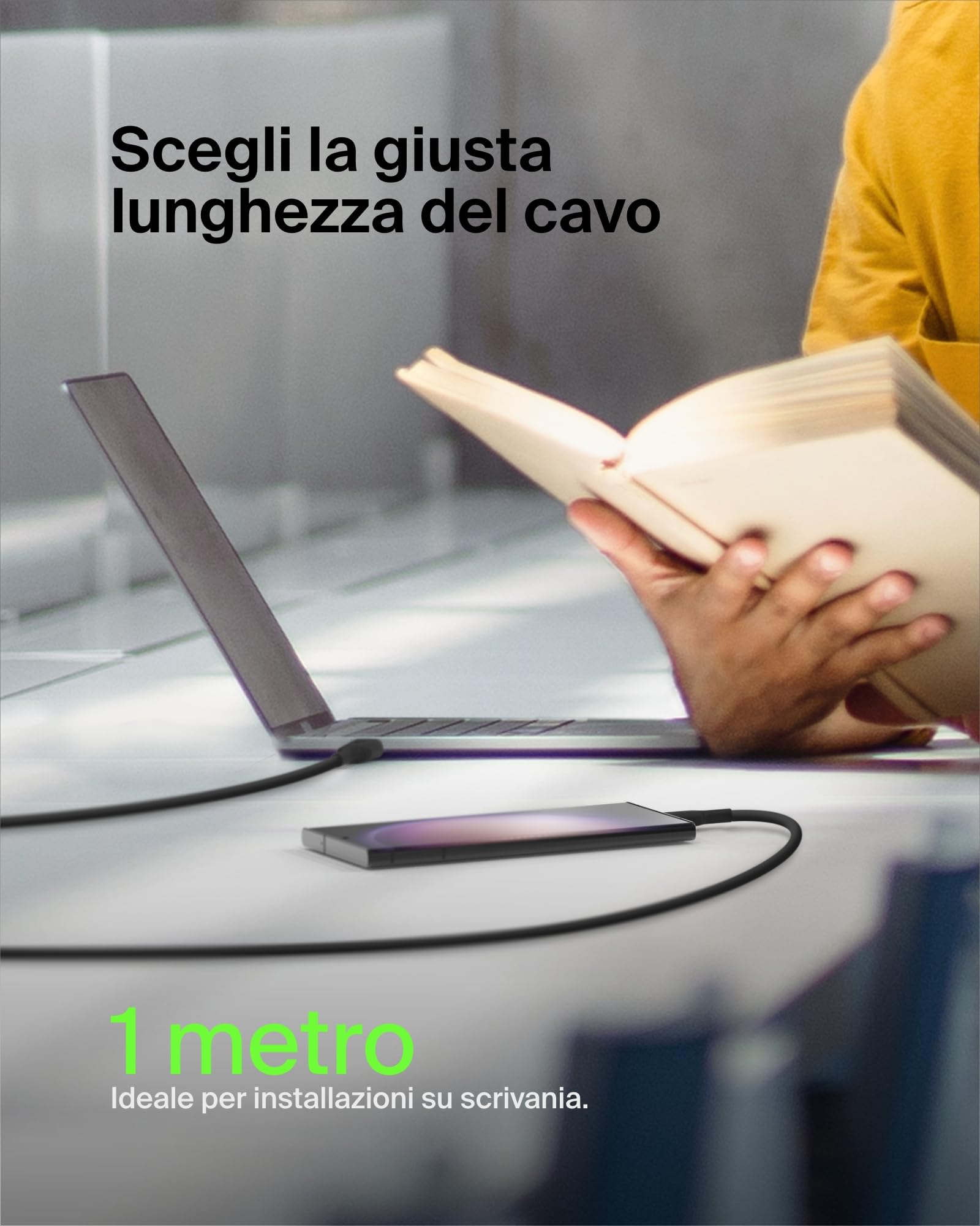 belkin-cab003bt1mbk-cavo-usb-c-1-m-ricarica-rapida-nero image 7
