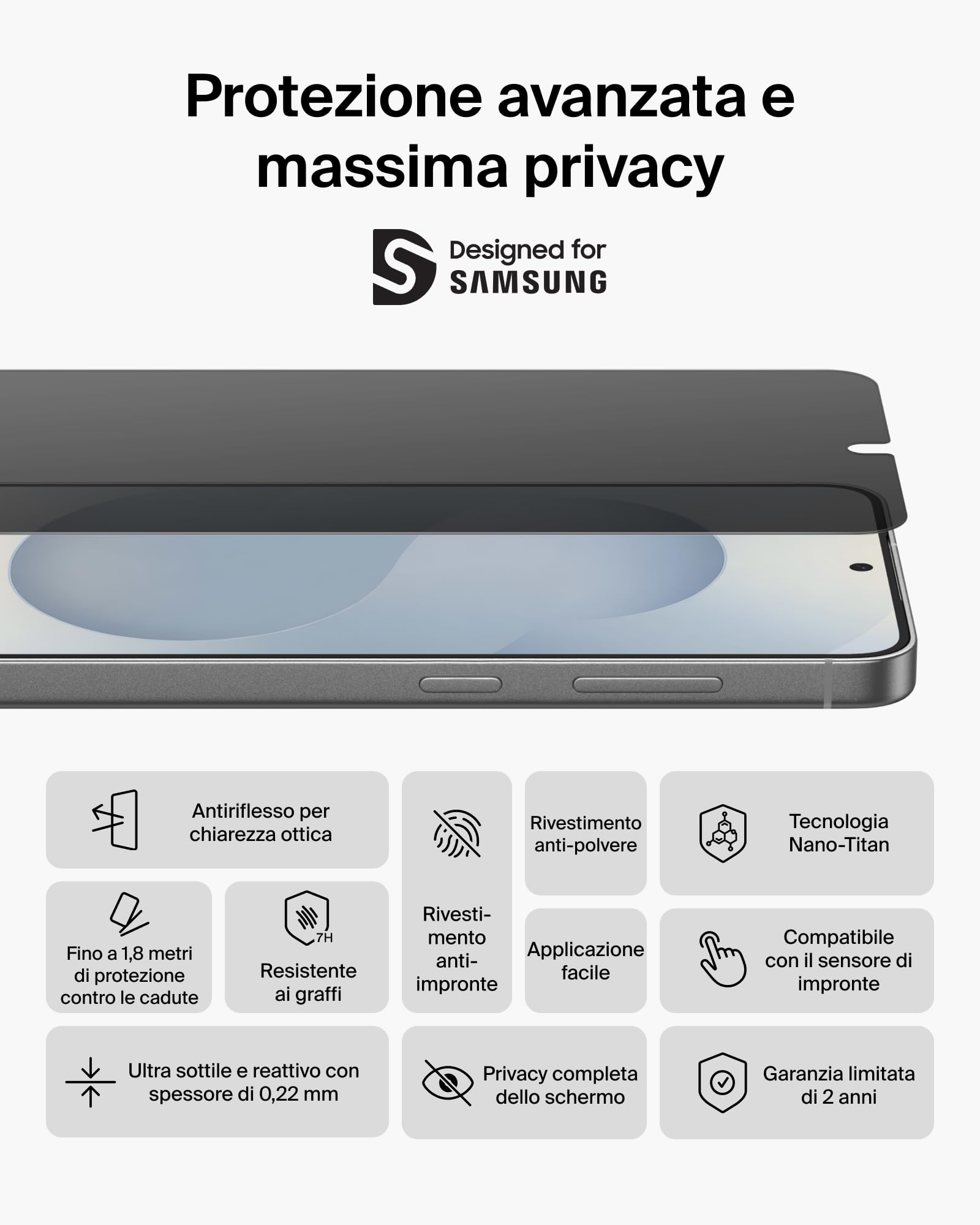 belkin-screenforce-titan-ecoguard-pellicola-privacy-rpet-per-samsung-galaxy-s26- image 2