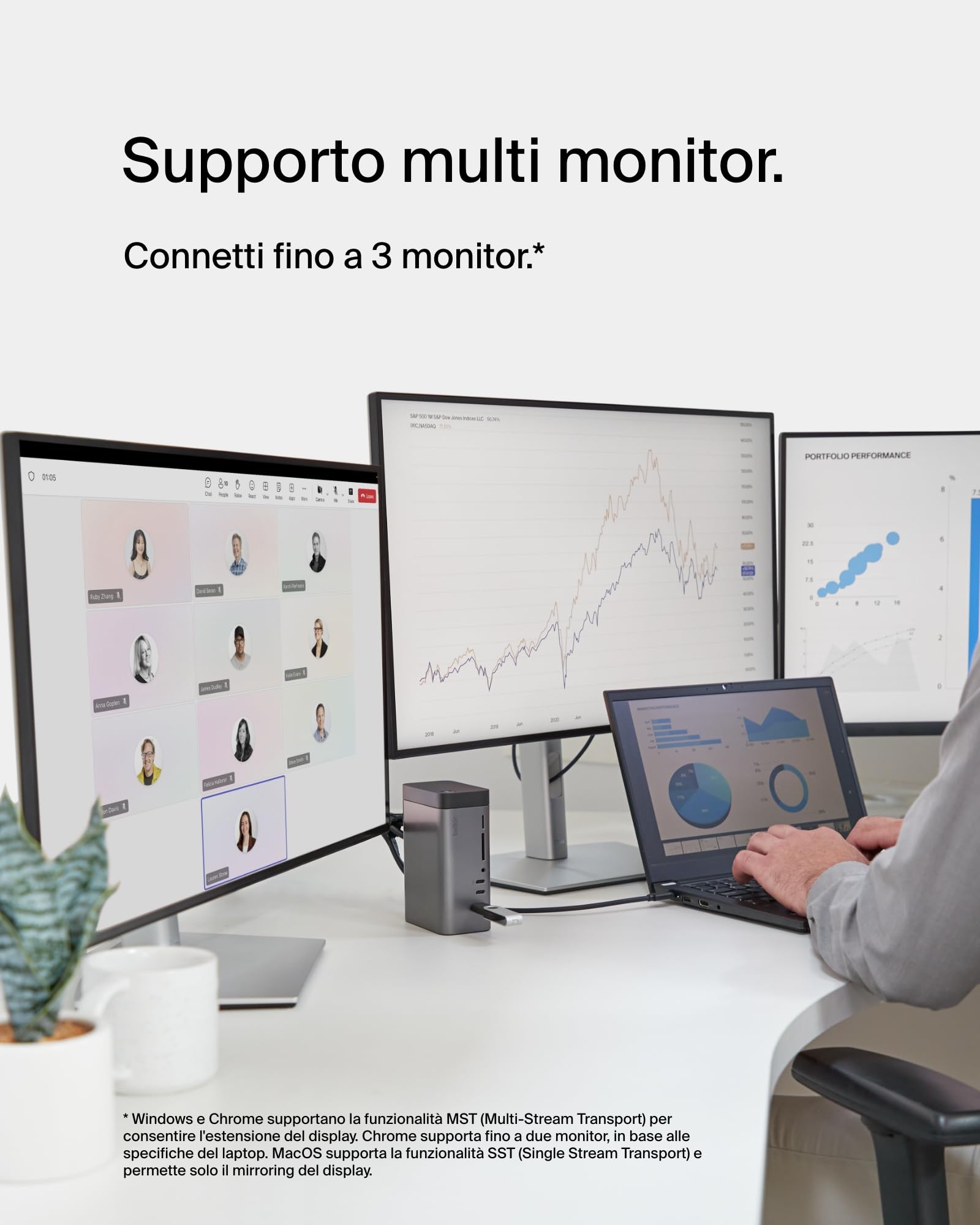 belkin-dock-11-in-1-gan-usb-c-pro-150-w-docking-station-multiporta-con-3-display image 7