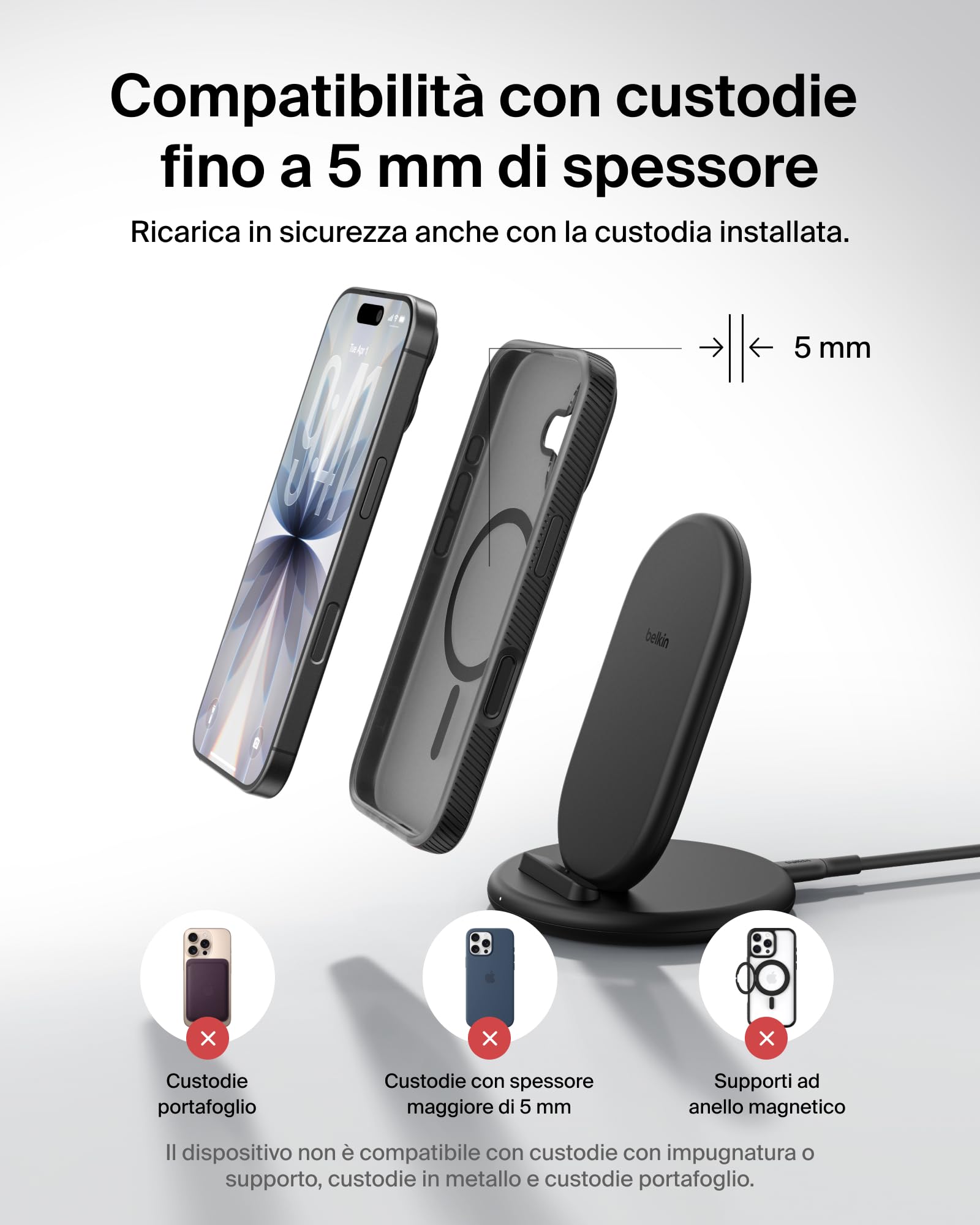 belkin-boostcharge-supporto-ricarica-wireless-qi-9-w-compatibile-con-custodie-fi image 4