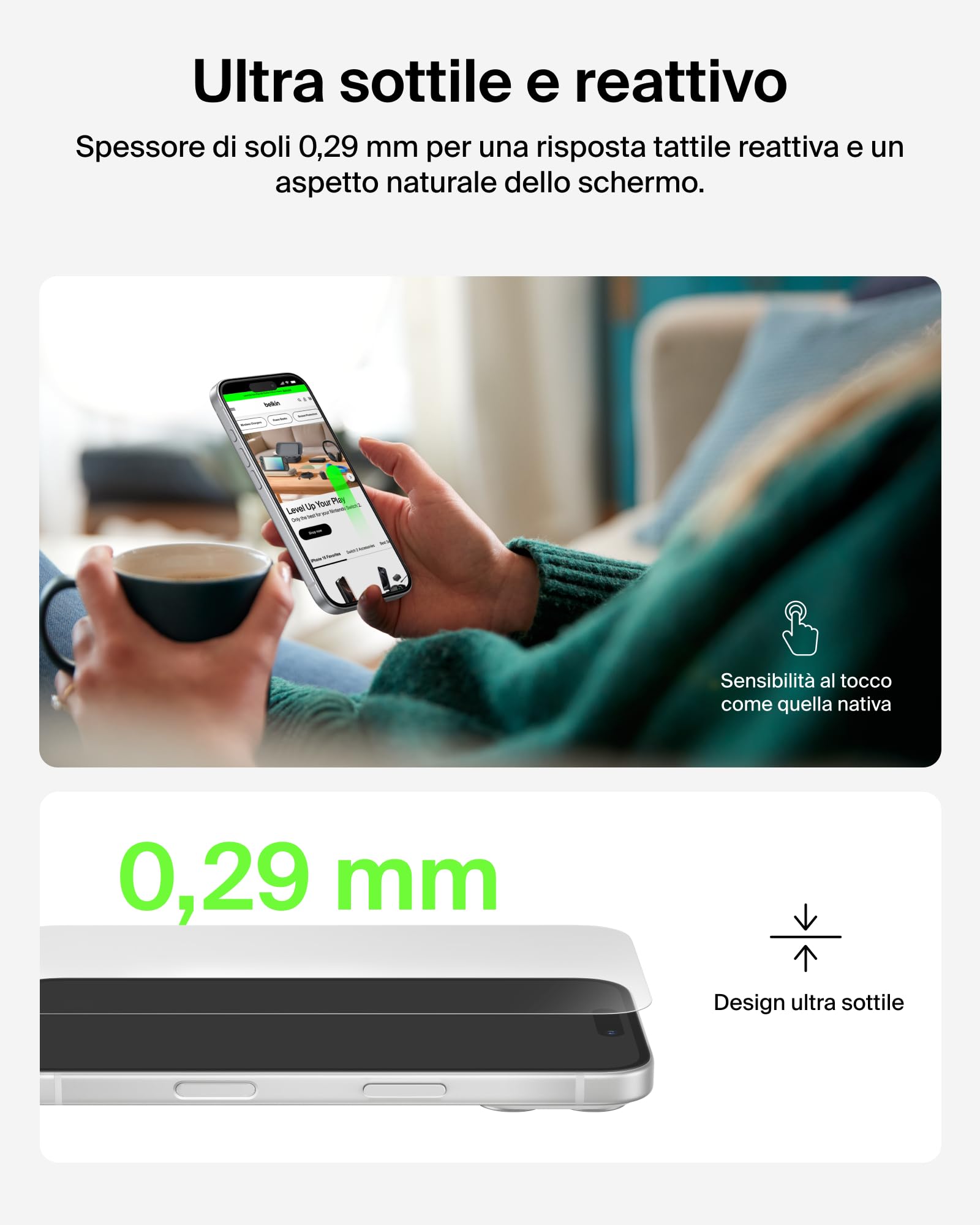belkin-screenforce-invisiglass-pellicola-protettiva-in-vetro-per-iphone-17-pro-v image 5
