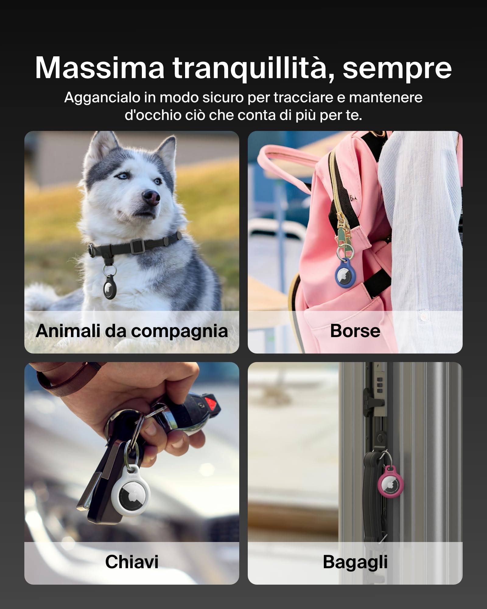 belkin-secure-holder-custodia-portachiavi-per-apple-airtag-con-anello-guscio-ant image 3
