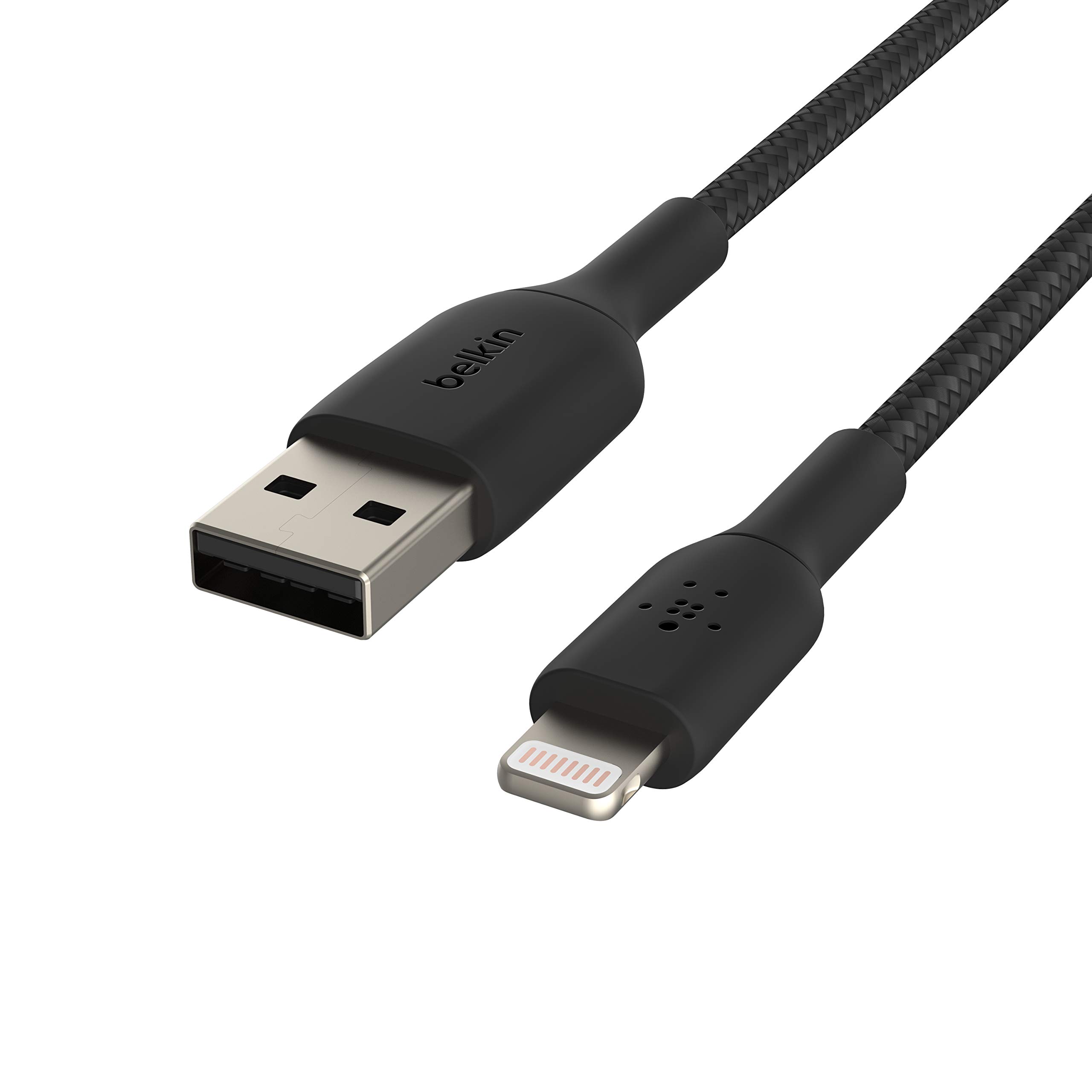 belkin-boostcharge-cavo-usb-a-a-lightning-intrecciato-in-nylon-3-m-nero-certific image 5
