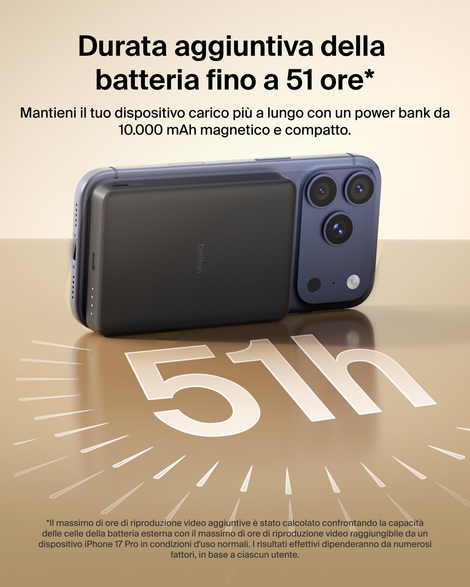 belkin-boostcharge-power-bank-magnetico-10000-mah-qi2-7-5-w-caricatore-portatile image 2