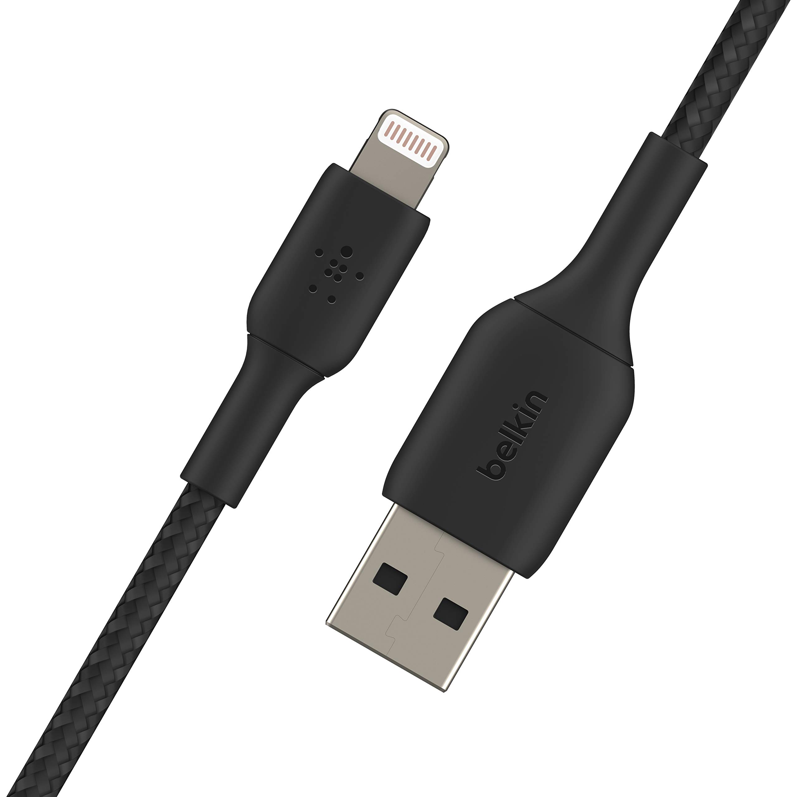 belkin-boostcharge-cavo-usb-a-a-lightning-intrecciato-in-nylon-3-m-nero-certific image 4