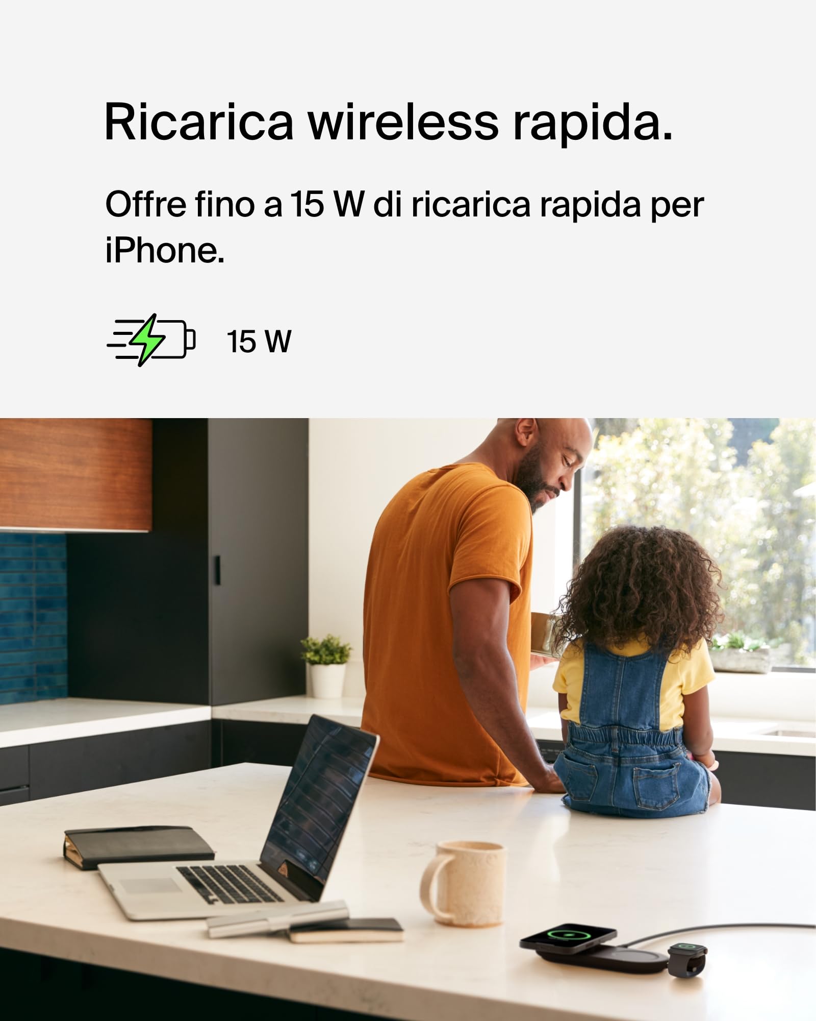 belkin-boostcharge-pro-tappetino-di-ricarica-wireless-3-in-1-qi2-magnetico-15-w- image 2