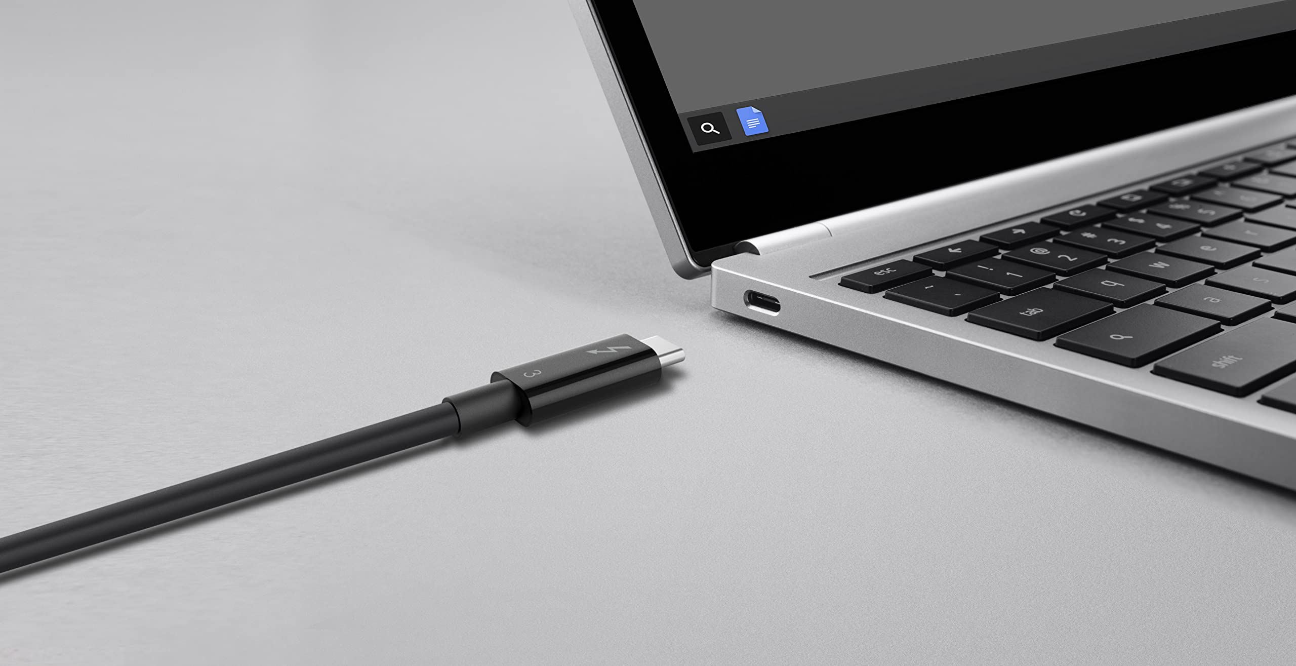 belkin-f2cd084bt0-5mbk-cavo-thunderbolt-3-usb-c-a-usb-c-100-w-40-gbps-0-5-m-nero image 4