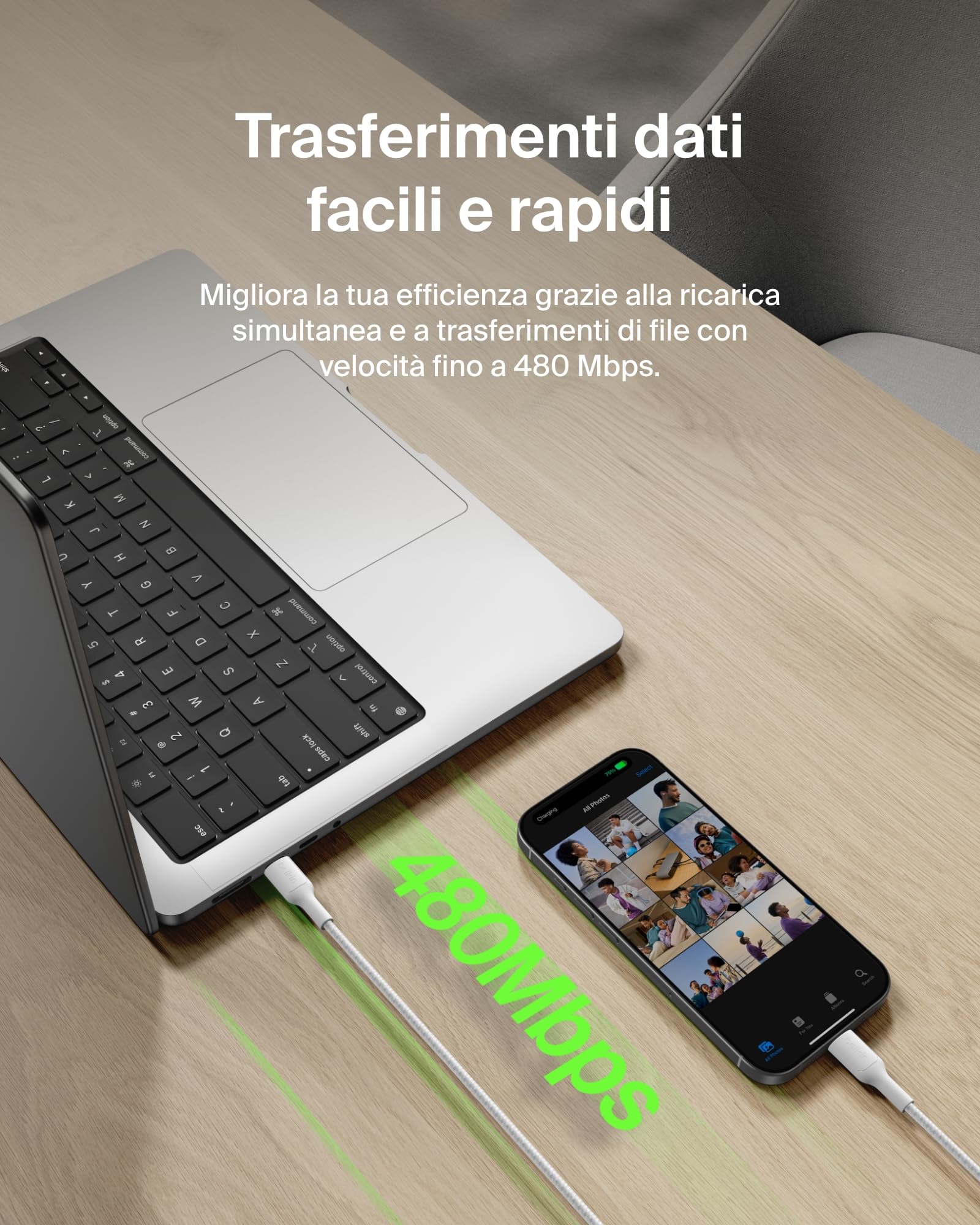 belkin-boostcharge-pro-flex-usb-c-to-usb-c-intrecciato-ecosostenibile-1-m-240-w- image 6