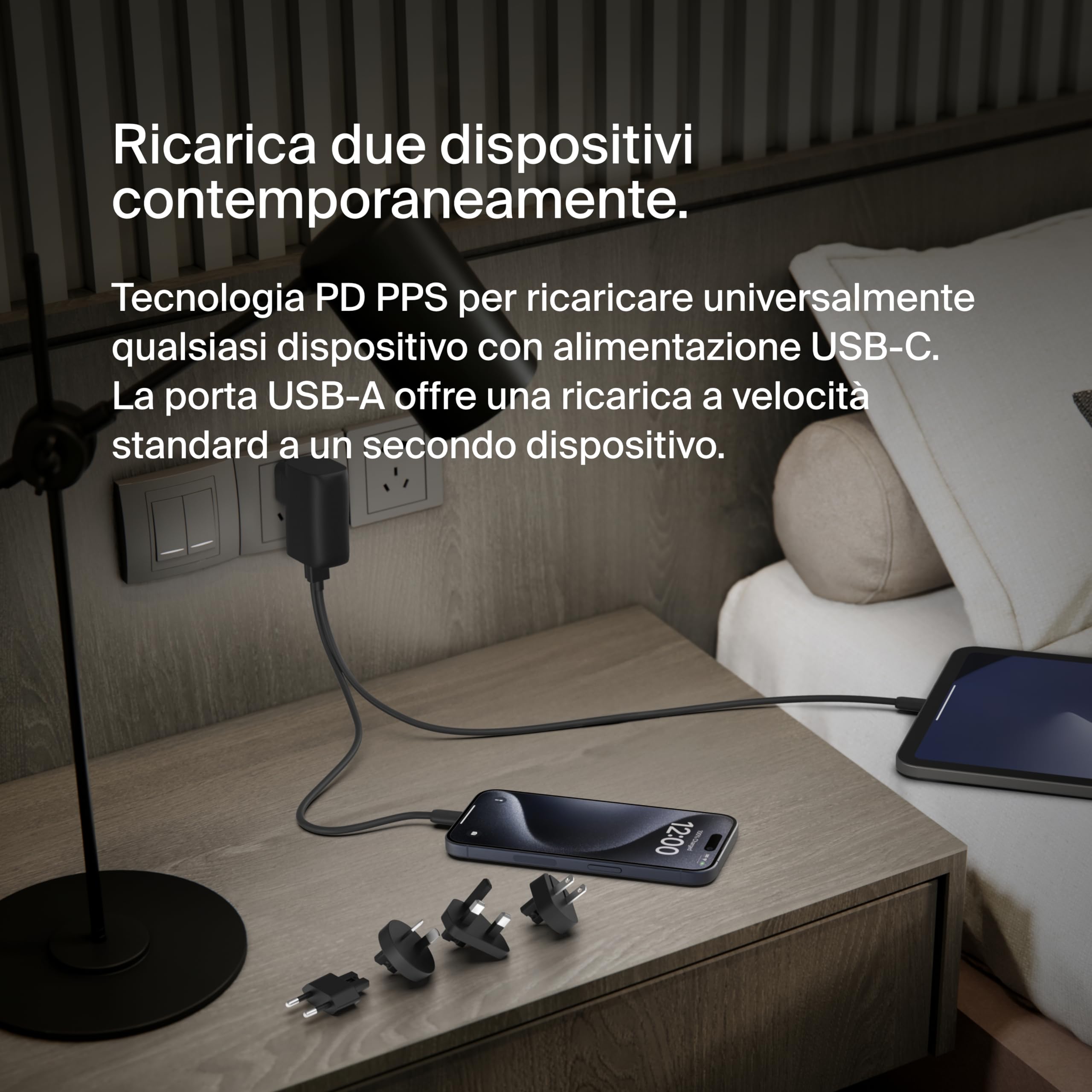 belkin-boostcharge-caricabatteria-da-parete-ibrido-25w-power-bank-5000mah-2-in-1 image 3