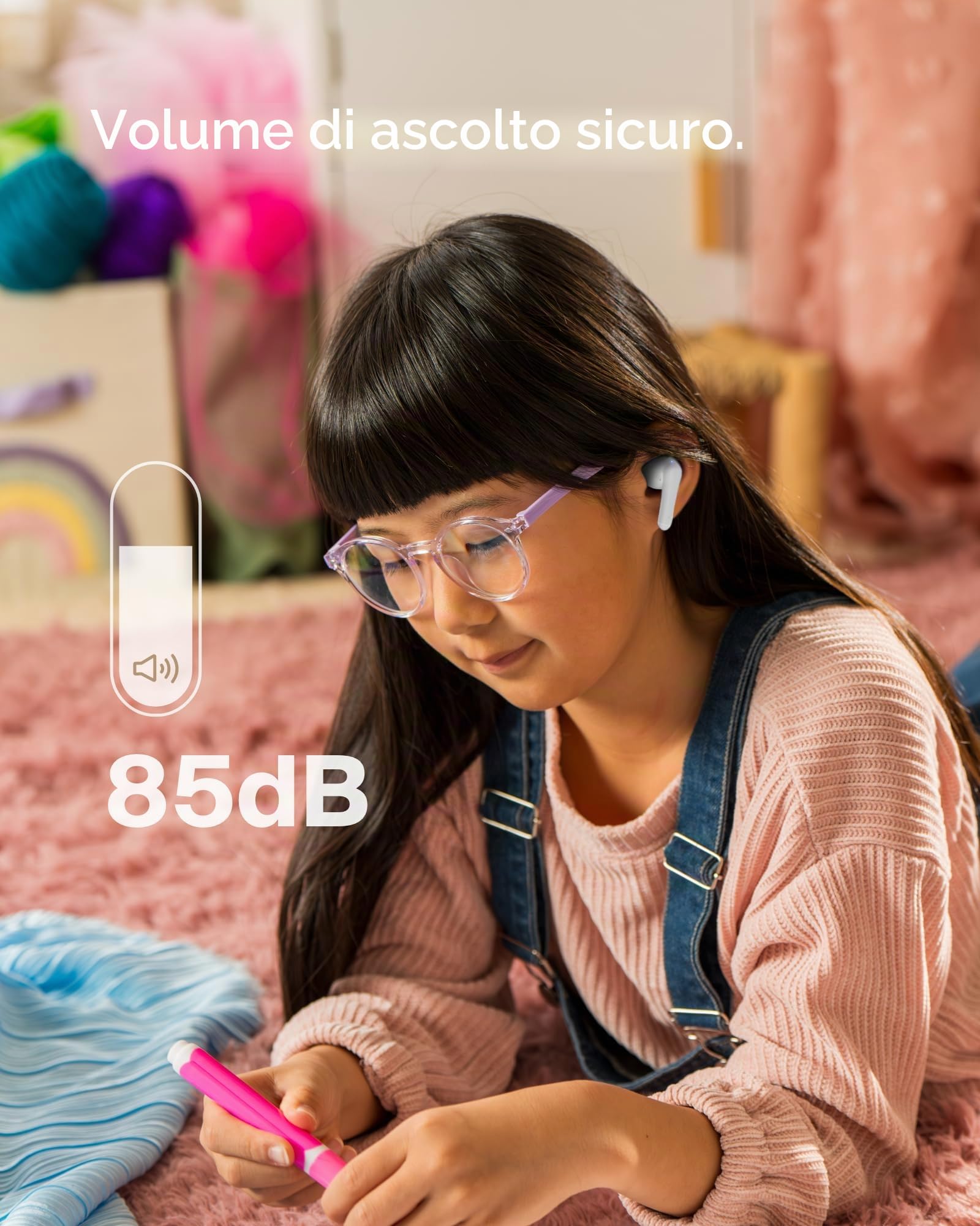 belkin-soundform-nano-2-auricolari-bluetooth-per-bambini-microfono-28-ore-di-bat image 3