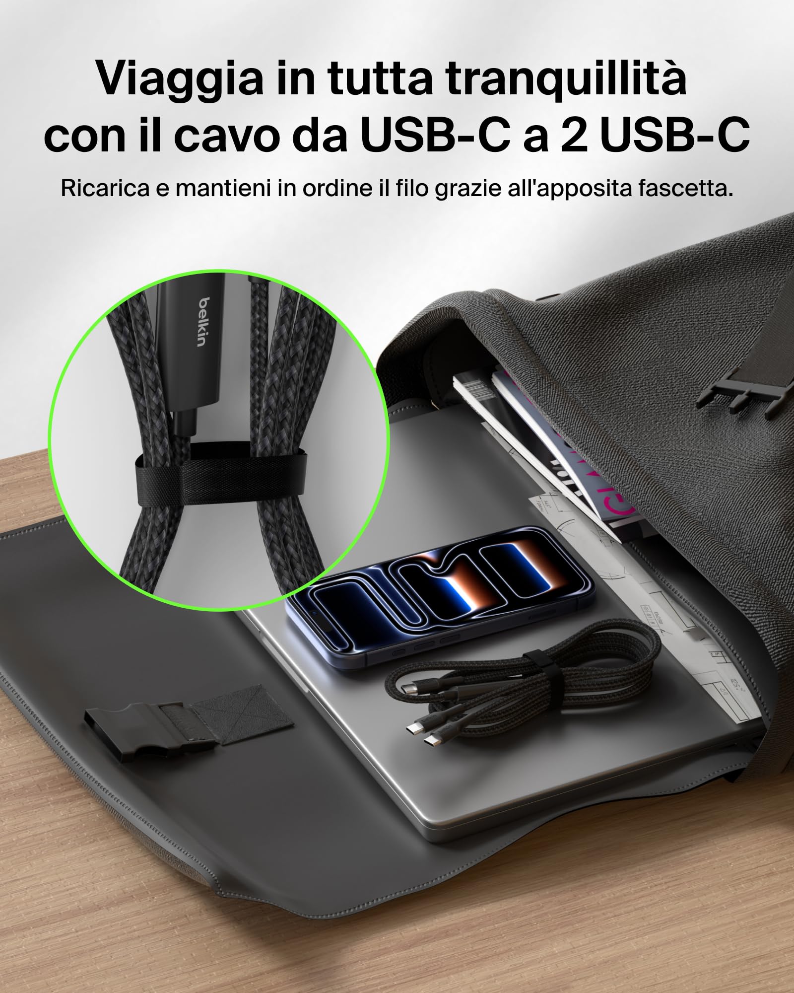 belkin-boostcharge-pro-cavo-multi-usb-c-140w-2-in-1-splitter-usb-c-a-ricarica-ra image 8