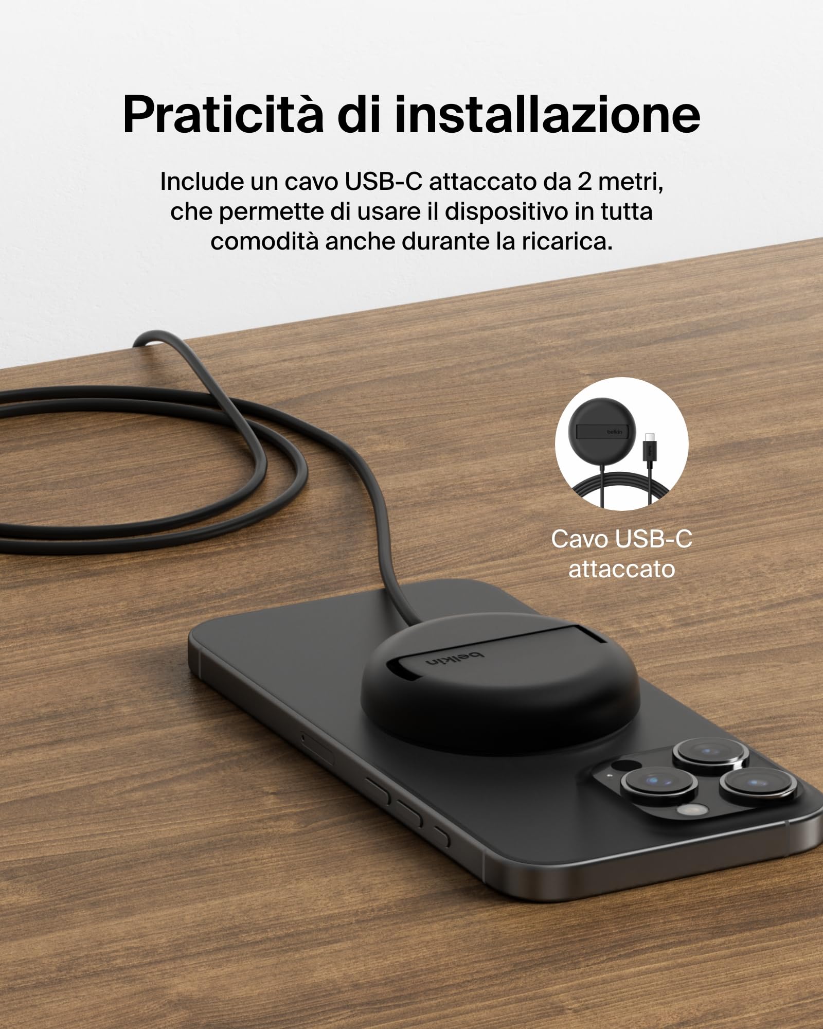belkin-tappetino-di-ricarica-wireless-magnetica-qi2-15-w-con-supporto-compatibil image 4