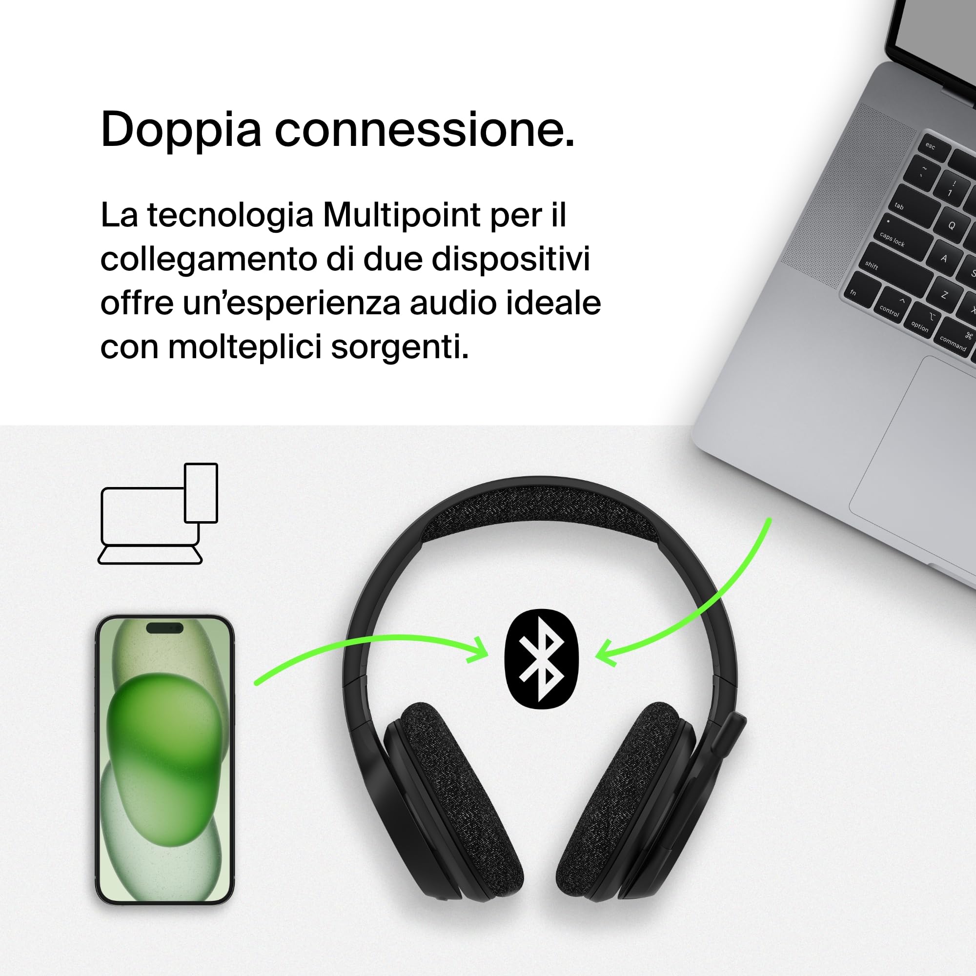 belkin-soundform-adapt-cuffie-over-ear-bluetooth-con-microfono-a-braccio-multipo image 5