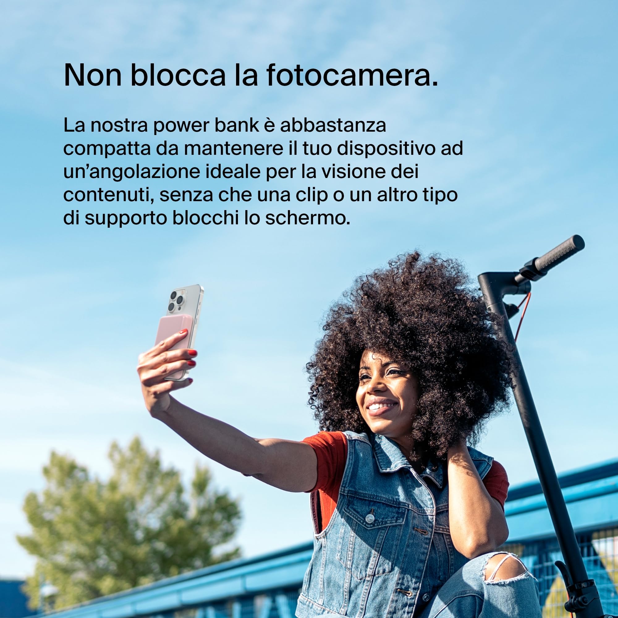 belkin-batteria-esterna-wireless-magnetica-magsafe-5000-mah-con-ricarica-passant image 7