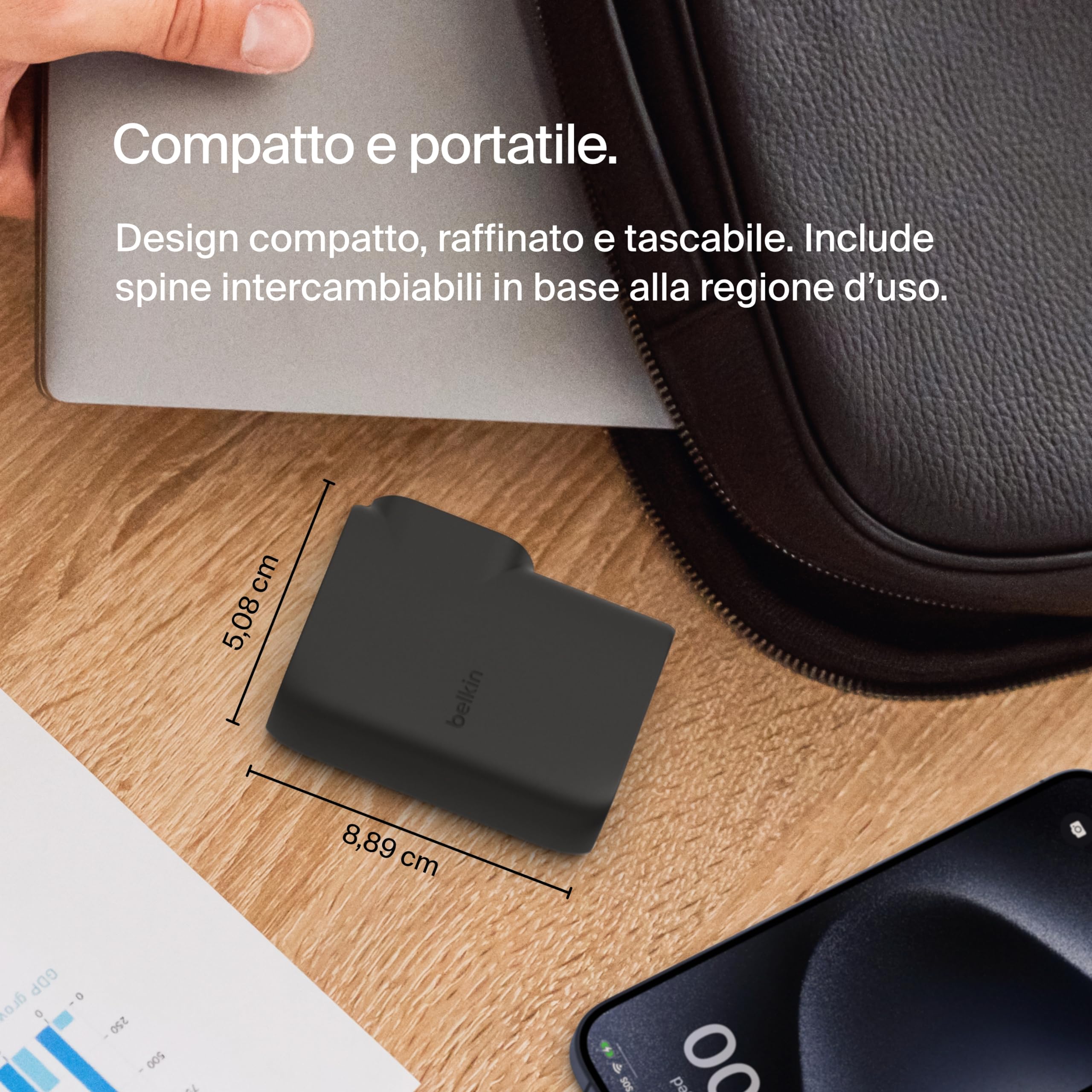 belkin-boostcharge-caricabatteria-da-parete-ibrido-25w-power-bank-5000mah-2-in-1 image 7
