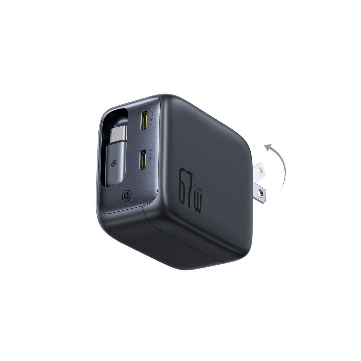 baseus-enercore-cj11-fast-charger-67w-3c-con-cavo-retrattile-caricatore-da-muro- image 3