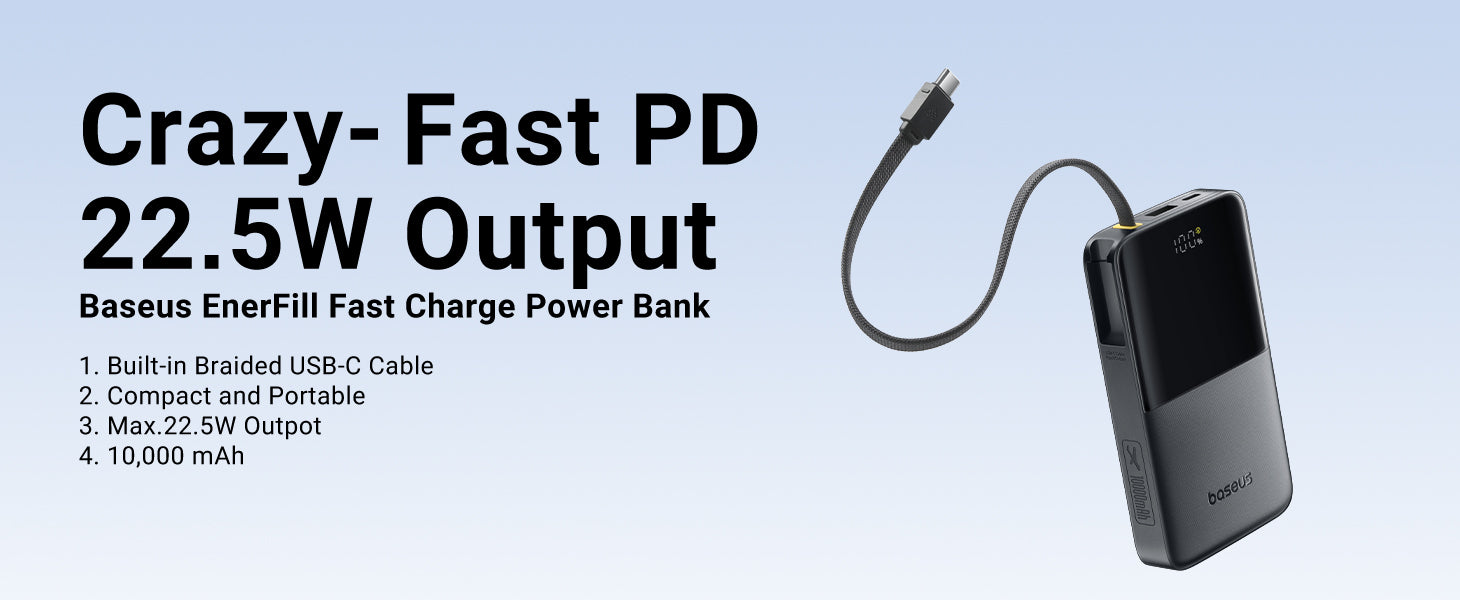 baseus-enerfill-fc51-bipow2-pro-power-bank-10000mah-22-5w-con-ricarica-veloce image 5