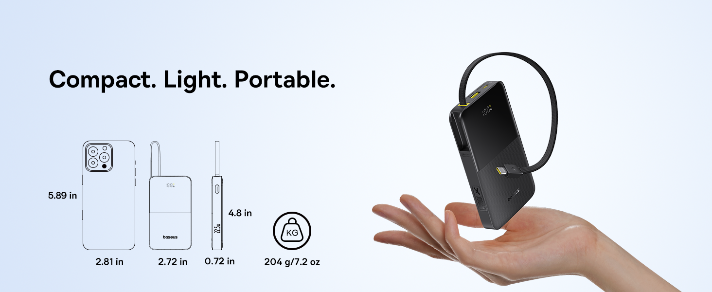 baseus-enerfill-fc51-bipow2-pro-power-bank-10000mah-22-5w-con-ricarica-veloce image 7