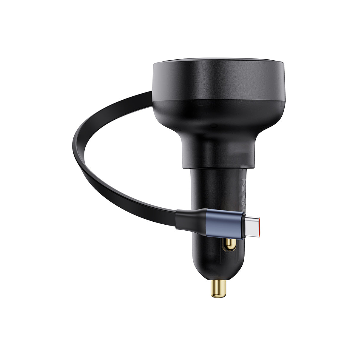 baseus-enjoyment-pro-caricatore-auto-retrattile-usb-c-60w-con-cavi-retrattili image 5