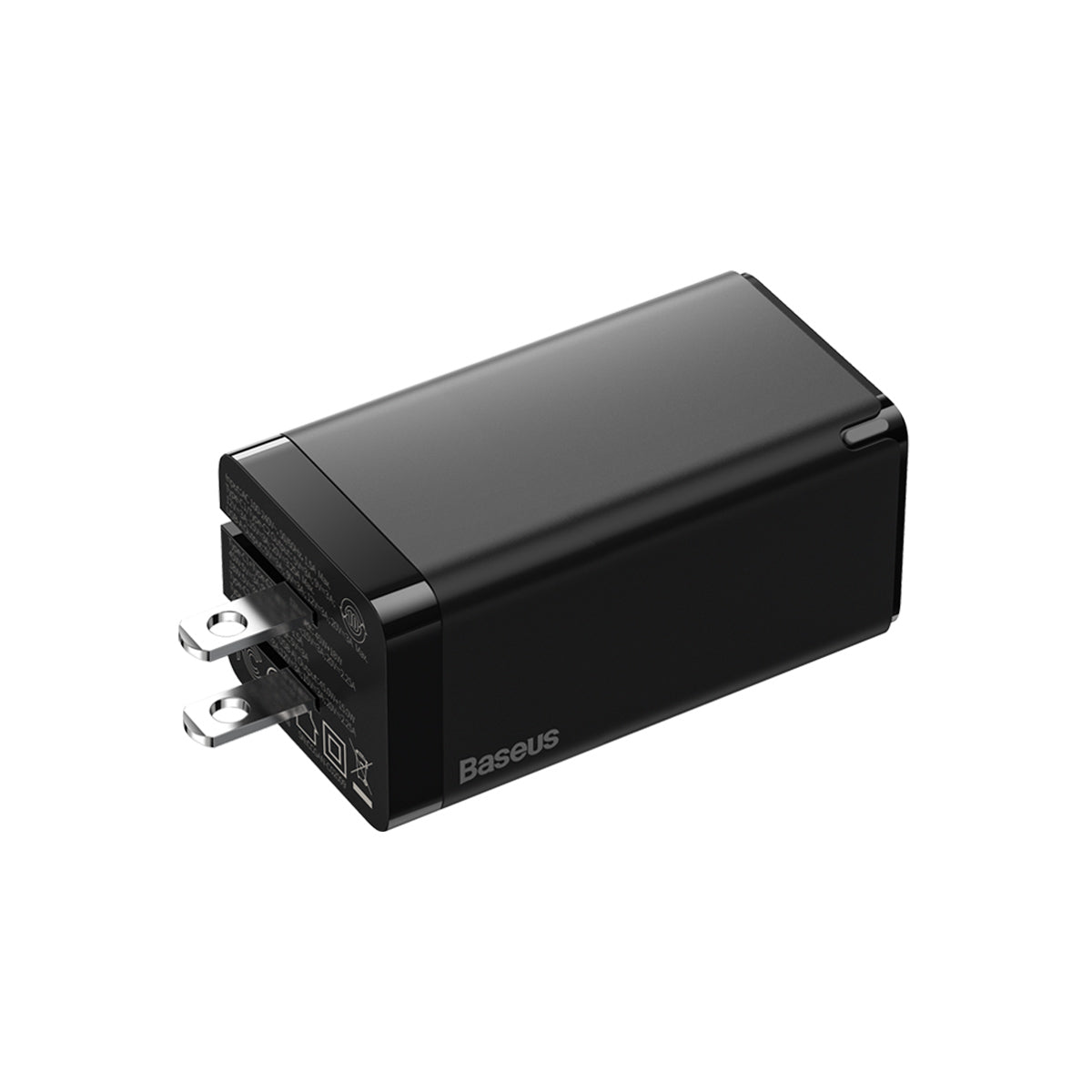 baseus-gan2-fast-charger-65w-a-3-porte-caricatore-da-muro-gan-con-2-usb-c-e-usb- image 3