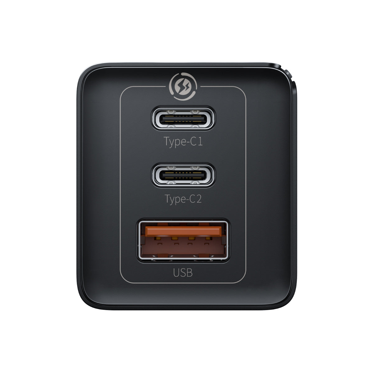 baseus-gan2-fast-charger-65w-a-3-porte-caricatore-da-muro-gan-con-2-usb-c-e-usb- image 5