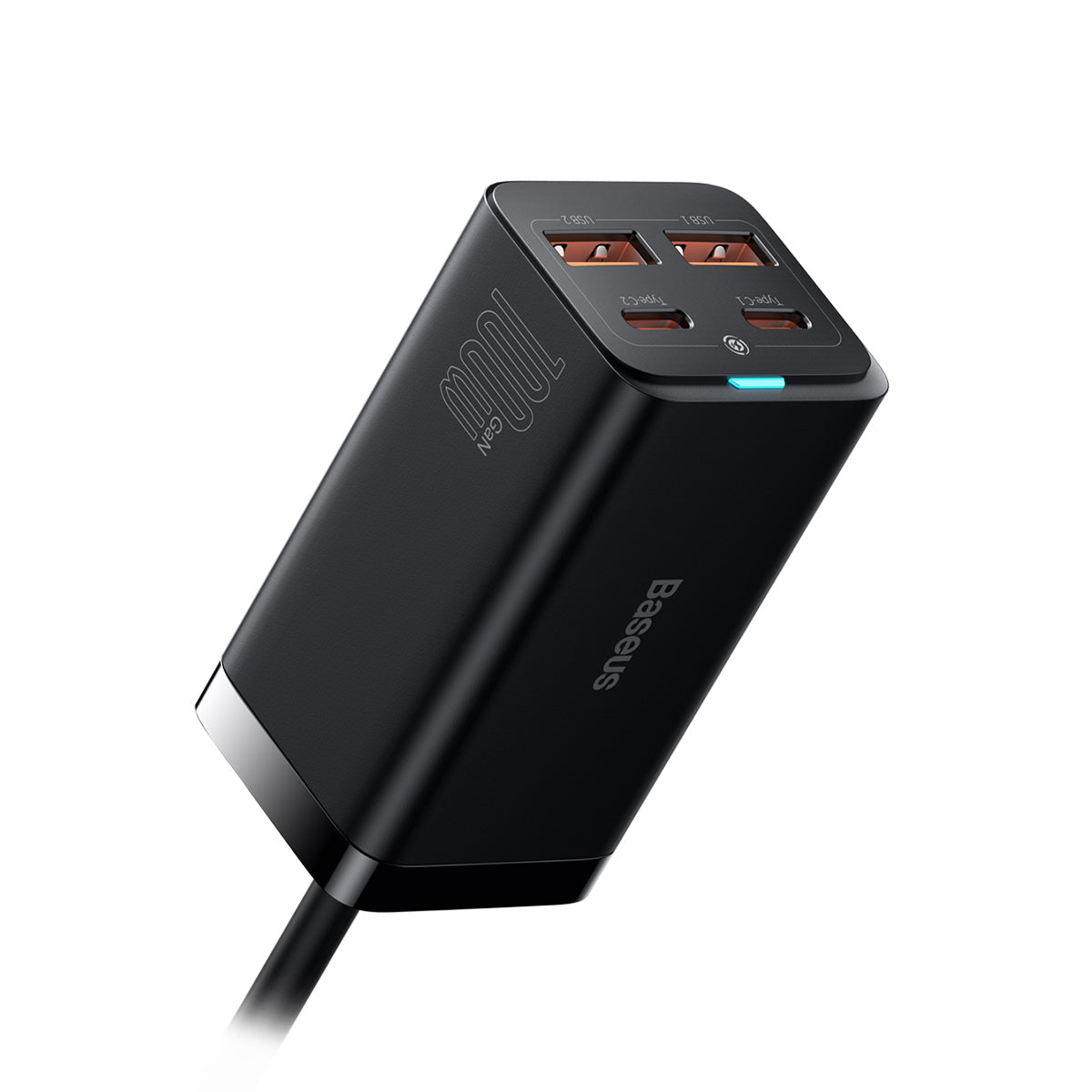baseus-gan3-pro-caricatore-desktop-4-porte-100w-gan-con-cavo-usb-c-100w-incluso image 3