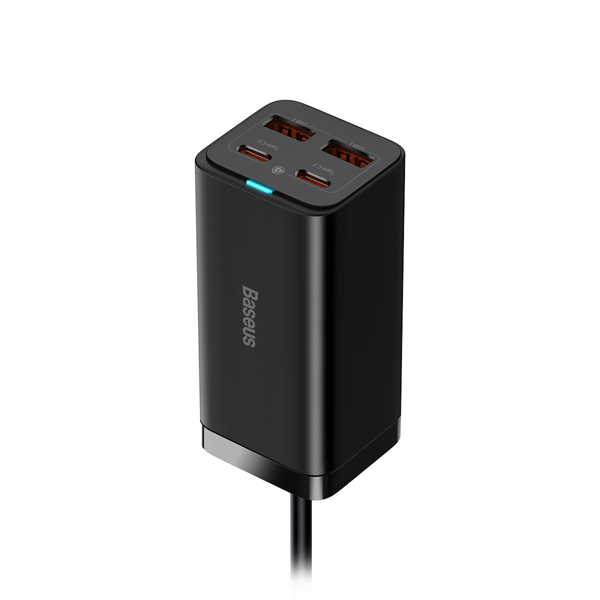 baseus-gan3-pro-caricatore-desktop-4-porte-100w-gan-con-cavo-usb-c-100w-incluso image 5
