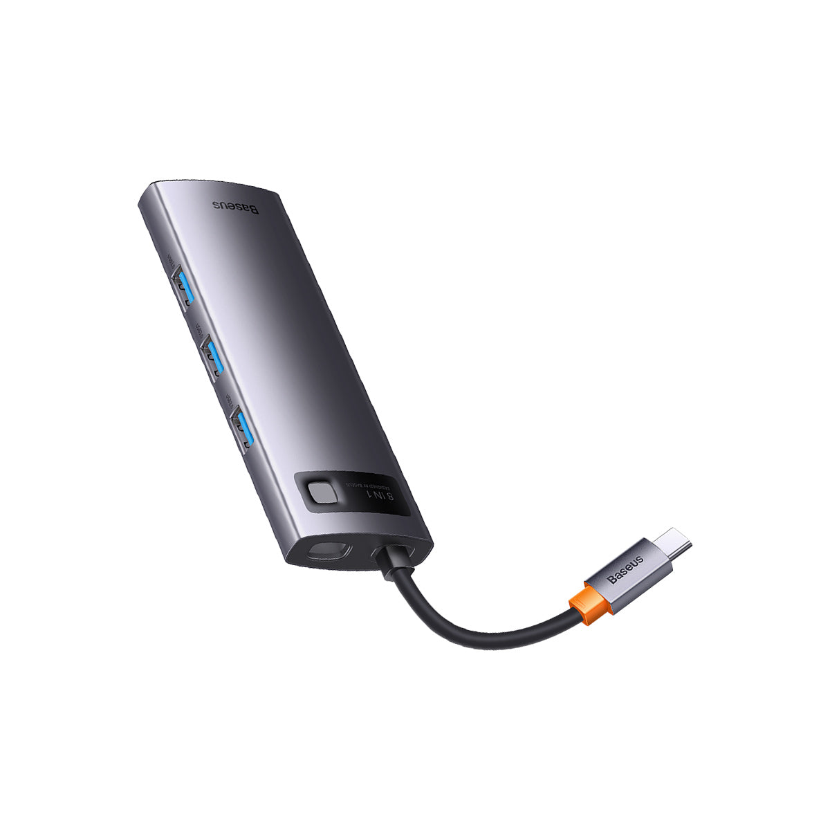 baseus-joystar-hub-usb-c-8-in-1-adattatore-multiporta-con-hdmi-4k-30hz-usb-letto image 3