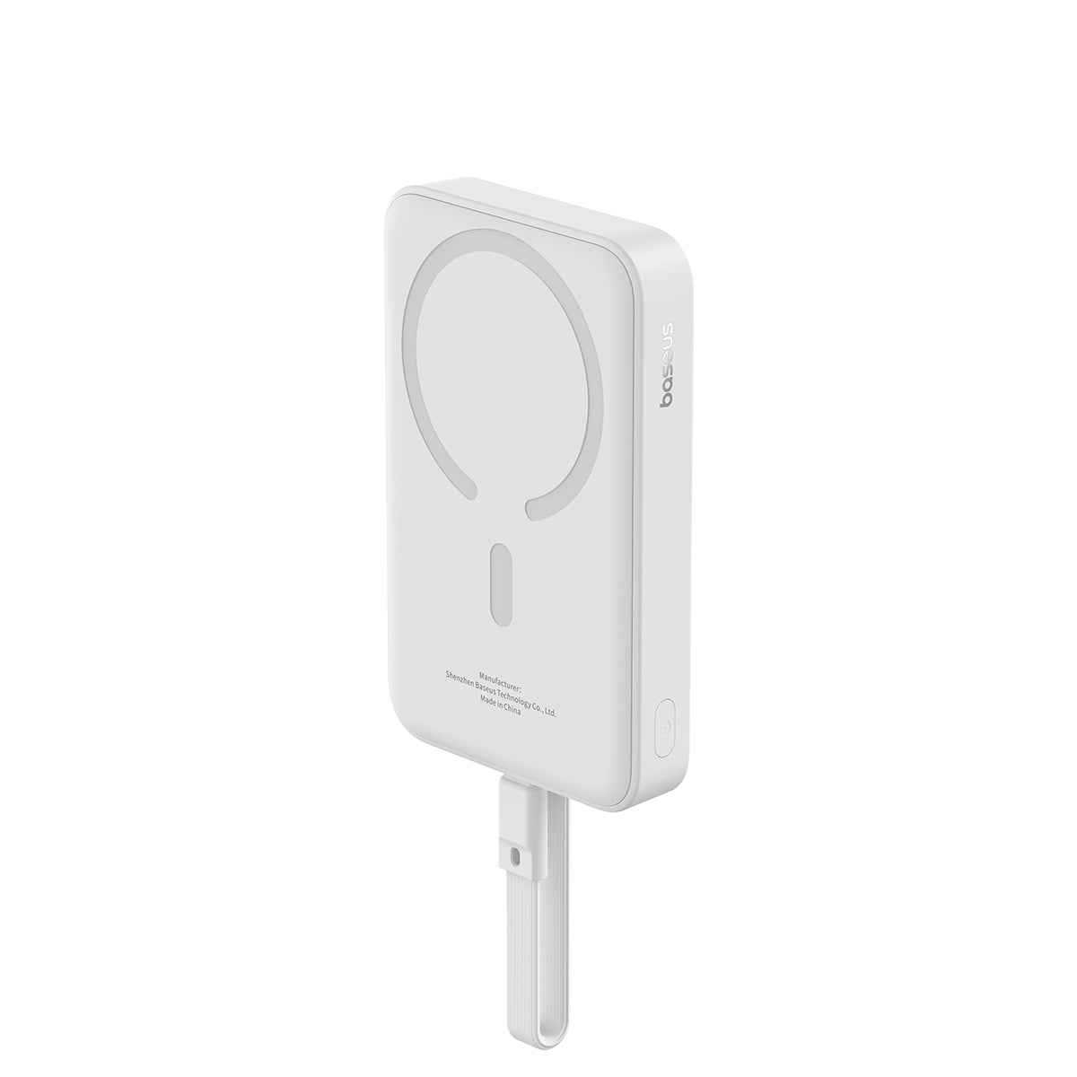 baseus-magnetic-power-bank-30w-10000mah-con-cavo-usb-c-integrato-per-iphone image 1