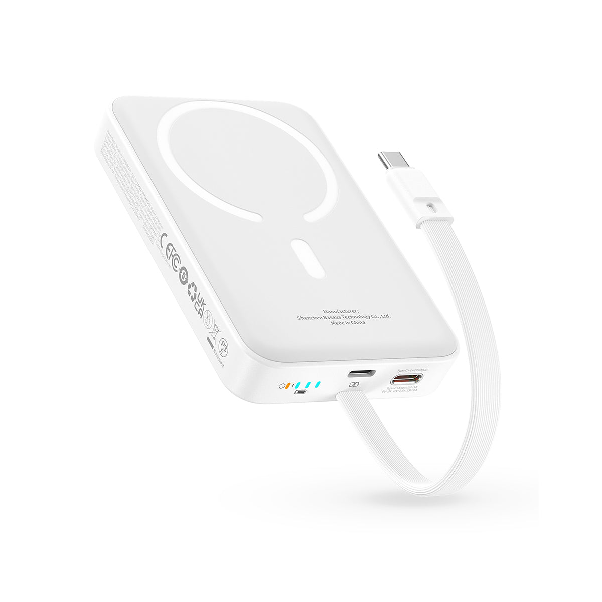 baseus-magnetic-power-bank-30w-10000mah-con-cavo-usb-c-integrato-per-iphone image 4