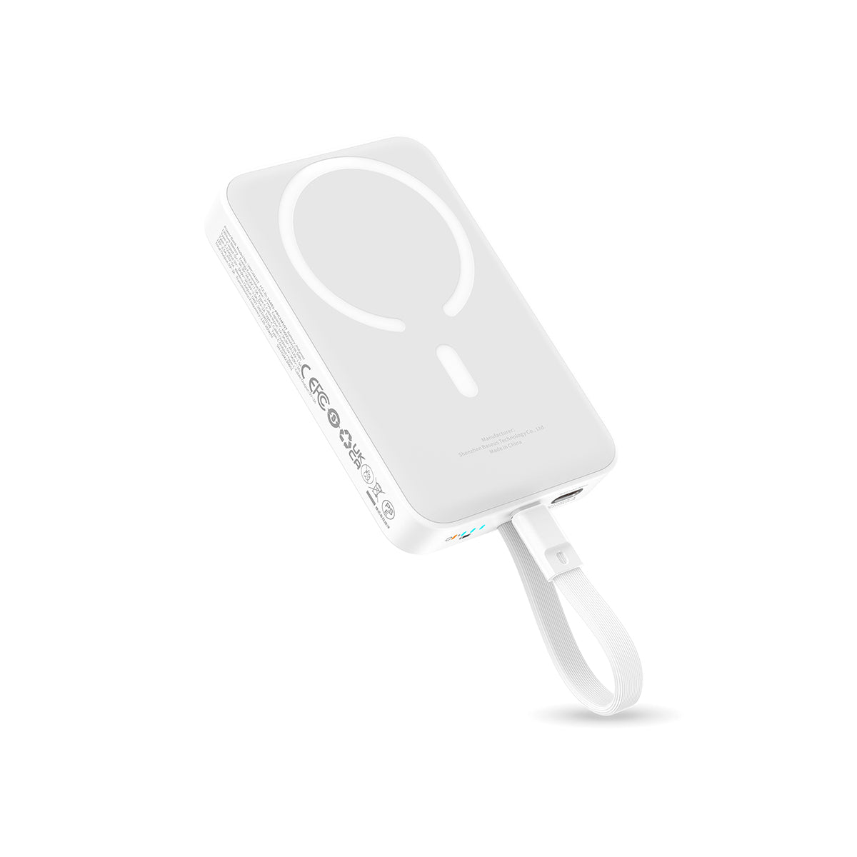 baseus-magnetic-power-bank-30w-10000mah-con-cavo-usb-c-integrato-per-iphone image 5