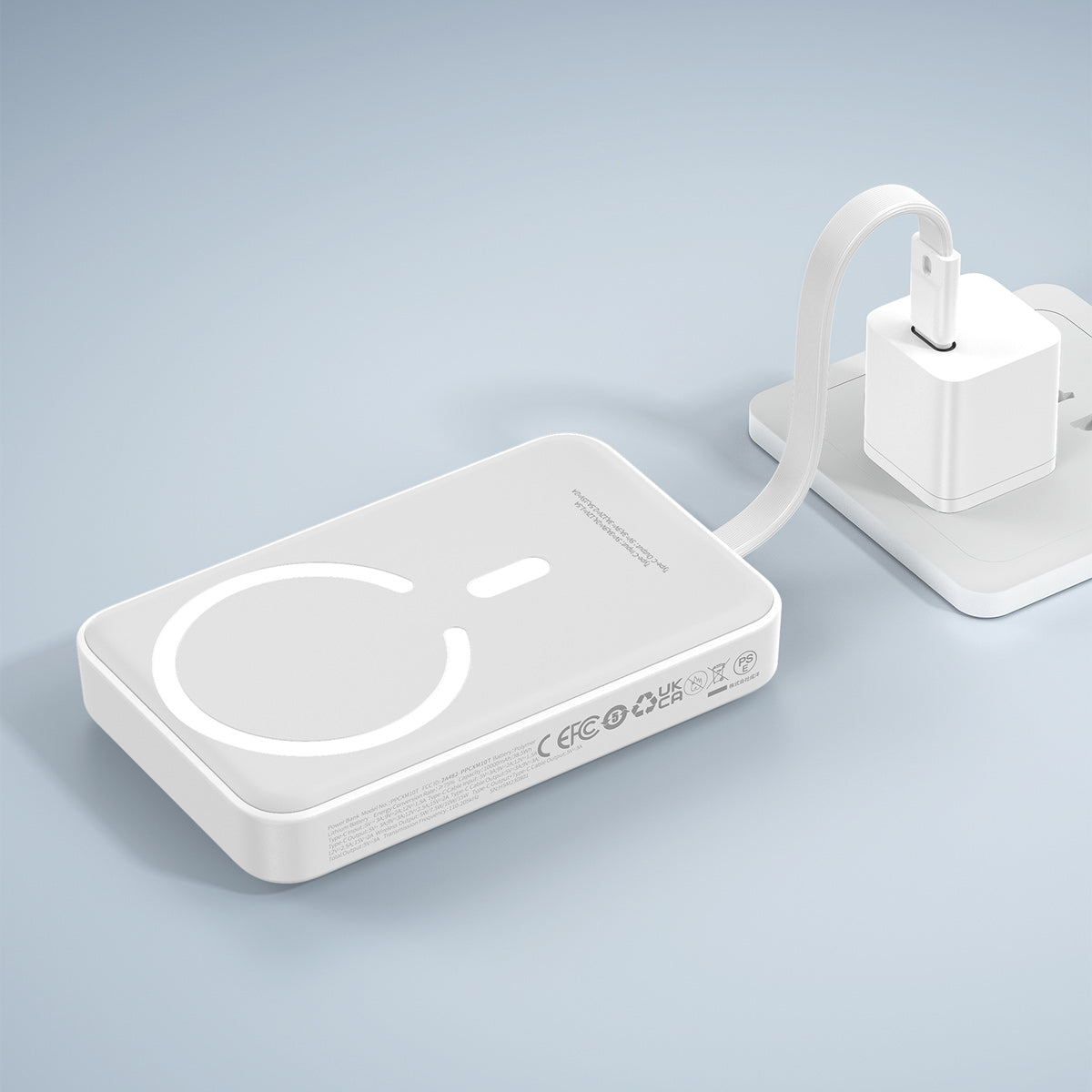 baseus-magnetic-power-bank-30w-10000mah-con-cavo-usb-c-integrato-per-iphone image 7