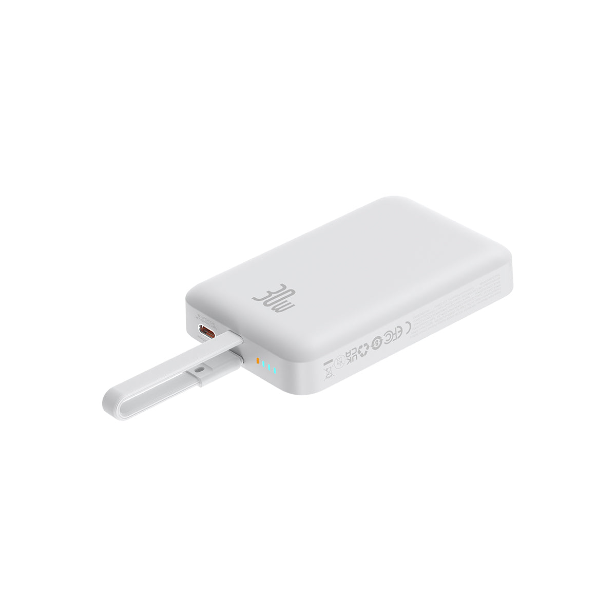 baseus-magnetic-power-bank-30w-10000mah-con-cavo-usb-c-integrato-per-iphone image 6