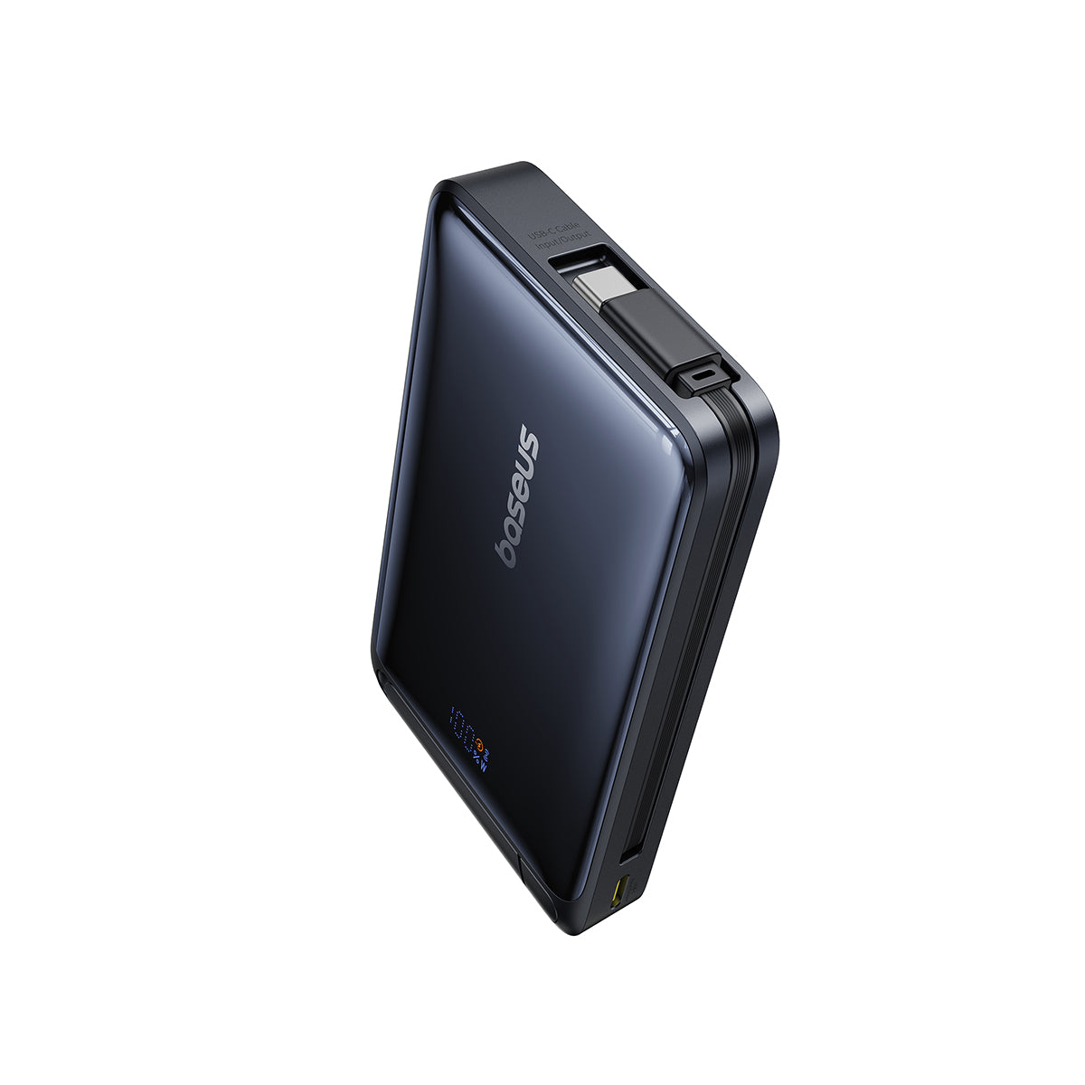 baseus-nomos-power-bank-magnetica-qi2-45w-10000mah-con-cavo-usb-c-e-supporto image 6
