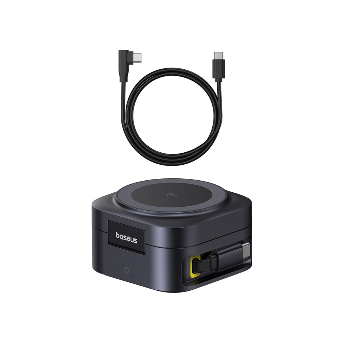 baseus-picogo-2-in-1-caricatore-wireless-magnetico-qi2-15w-con-usb-c-67w image 6