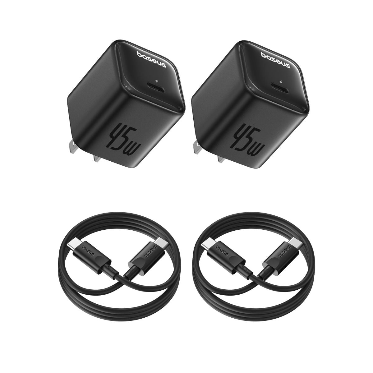 baseus-picogo-gan-45w-caricatore-usb-c-compatto-con-raffreddamento-al-grafene image 2