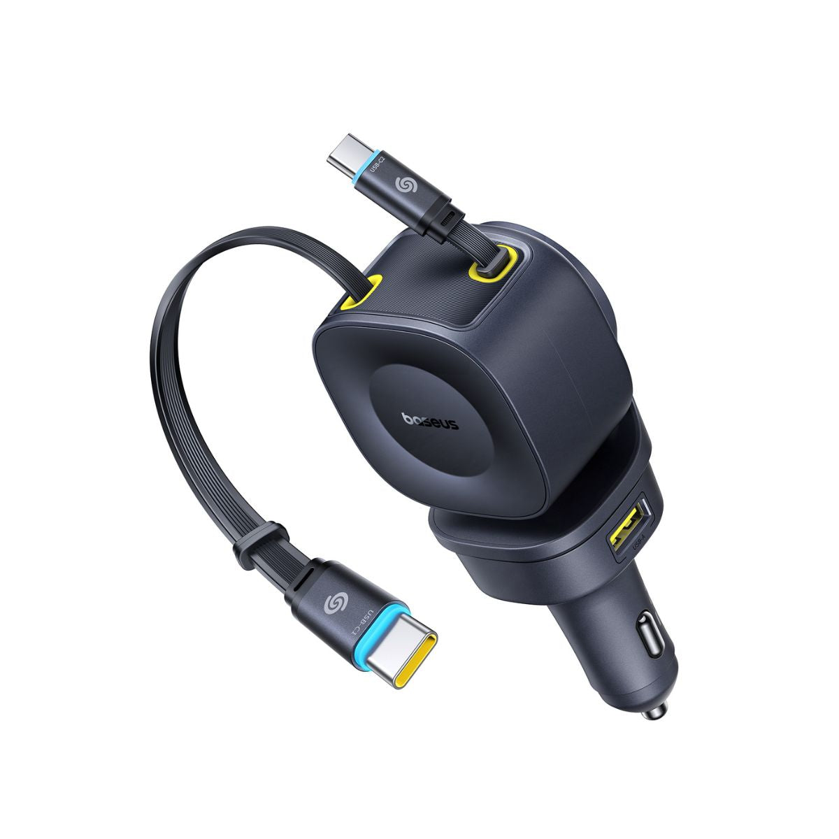baseus-primetrip-vr2-max-caricatore-auto-con-cavi-retrattili-3c-u-163w image 5