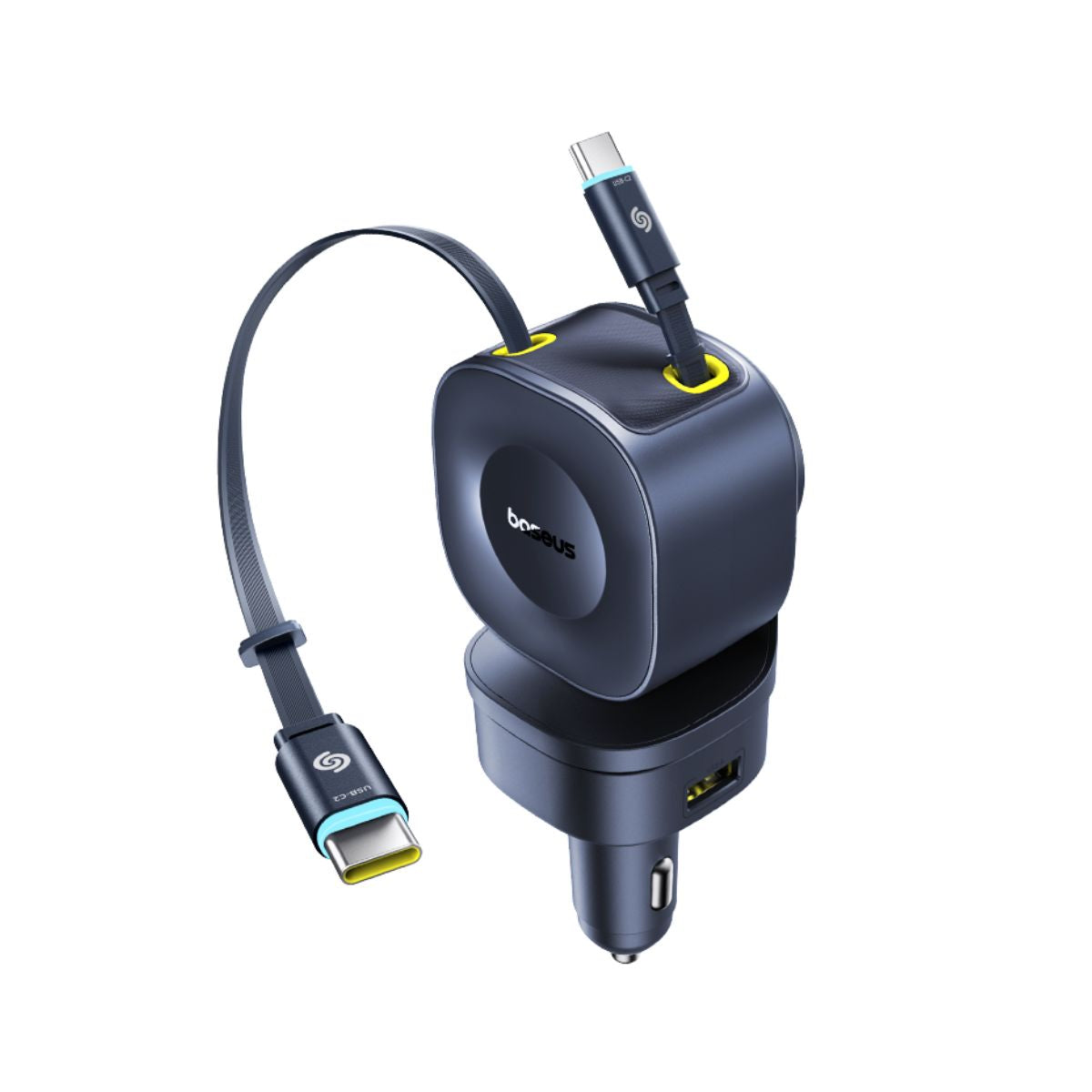 baseus-primetrip-vr2-max-caricatore-auto-con-cavi-retrattili-3c-u-240w image 1